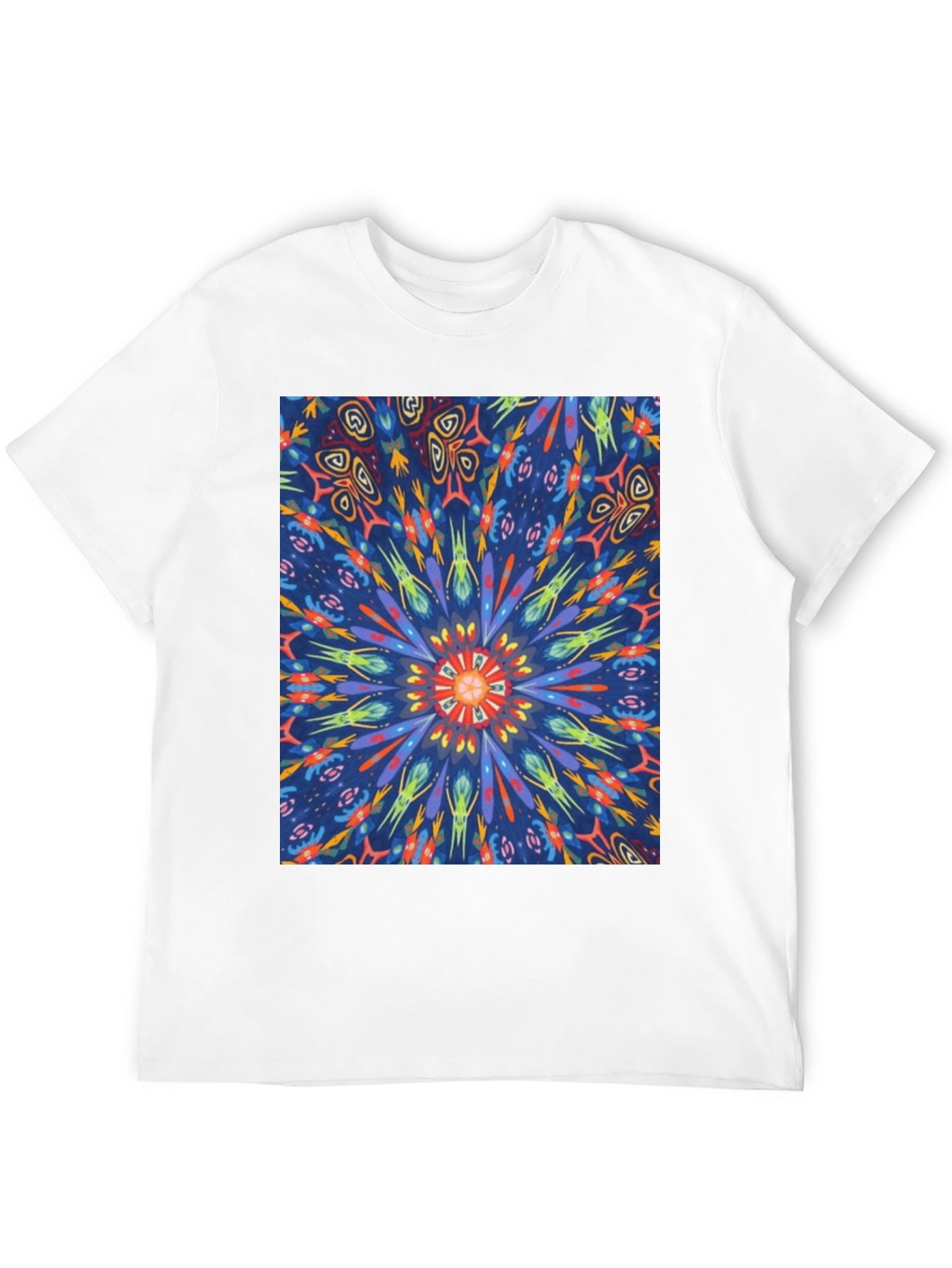 Kaleidoscope T-Shirt: Vivid Abstract Print