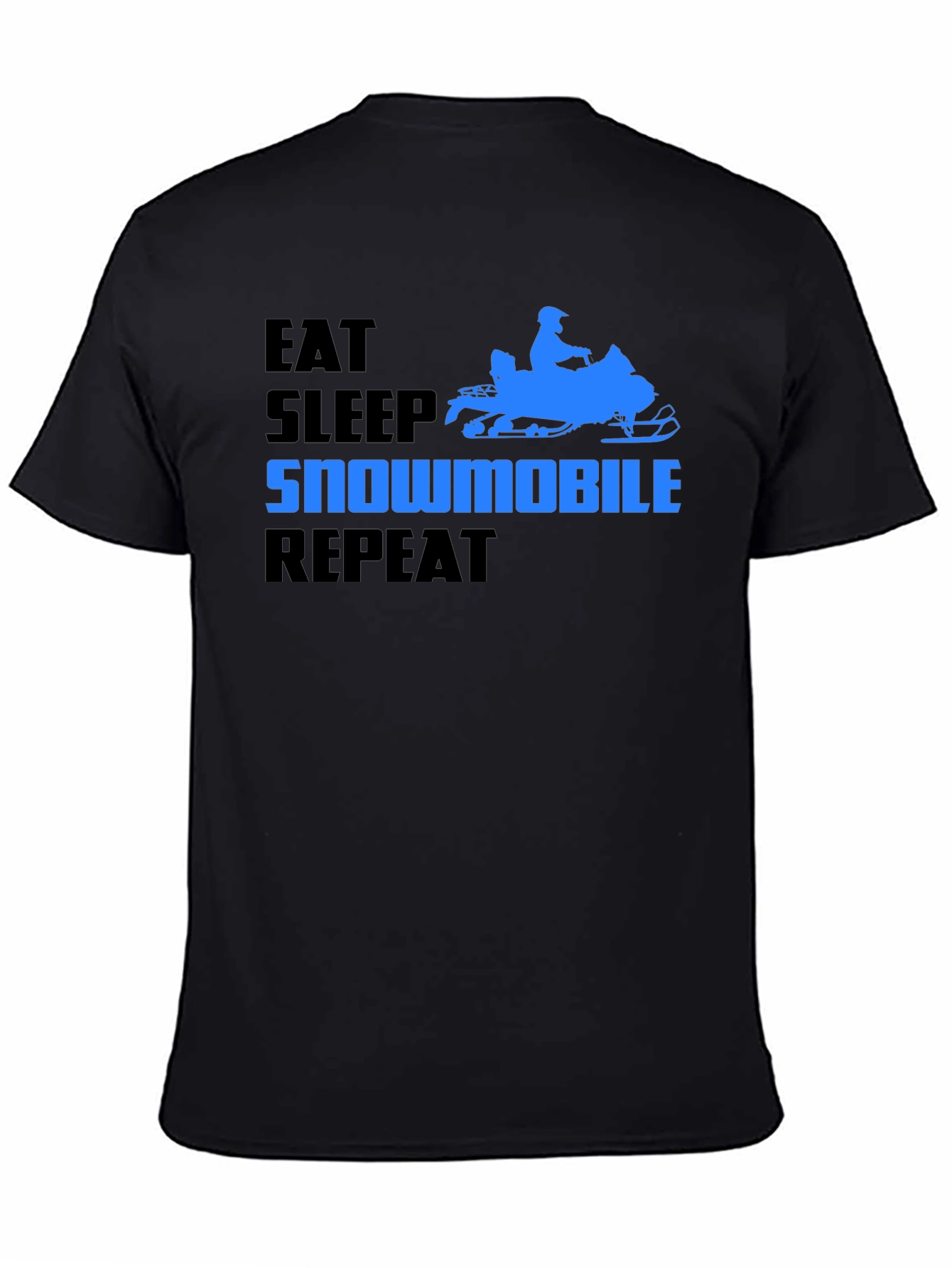 Eat Sleep Snowmobile Repeat T-Shirt