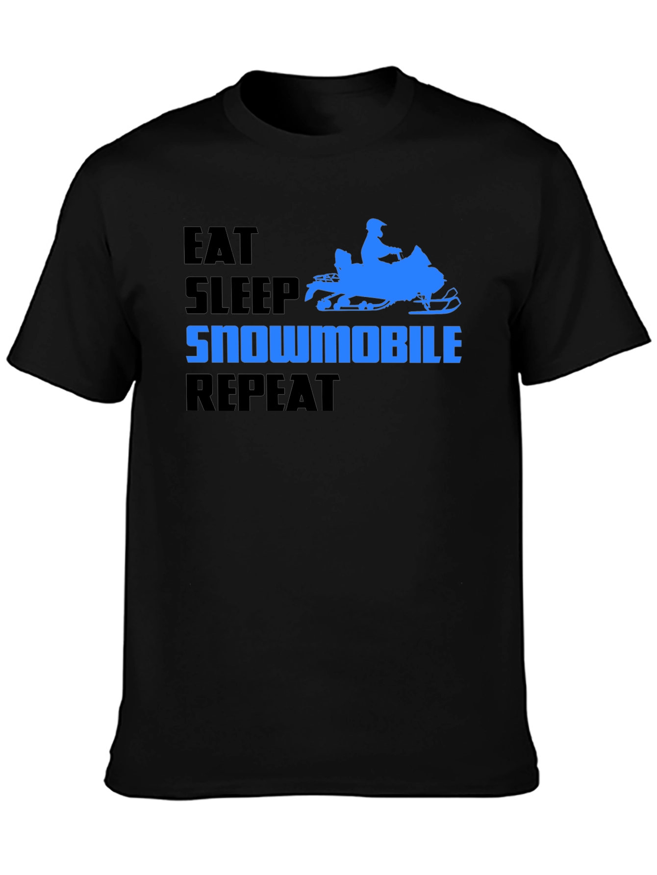 Eat Sleep Snowmobile Repeat T-Shirt