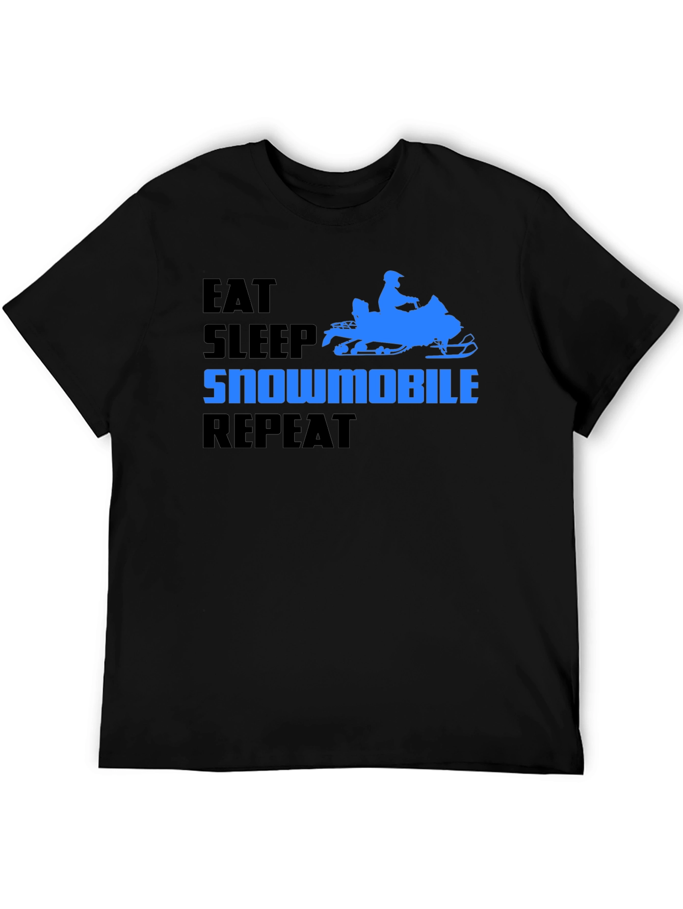 Eat Sleep Snowmobile Repeat T-Shirt