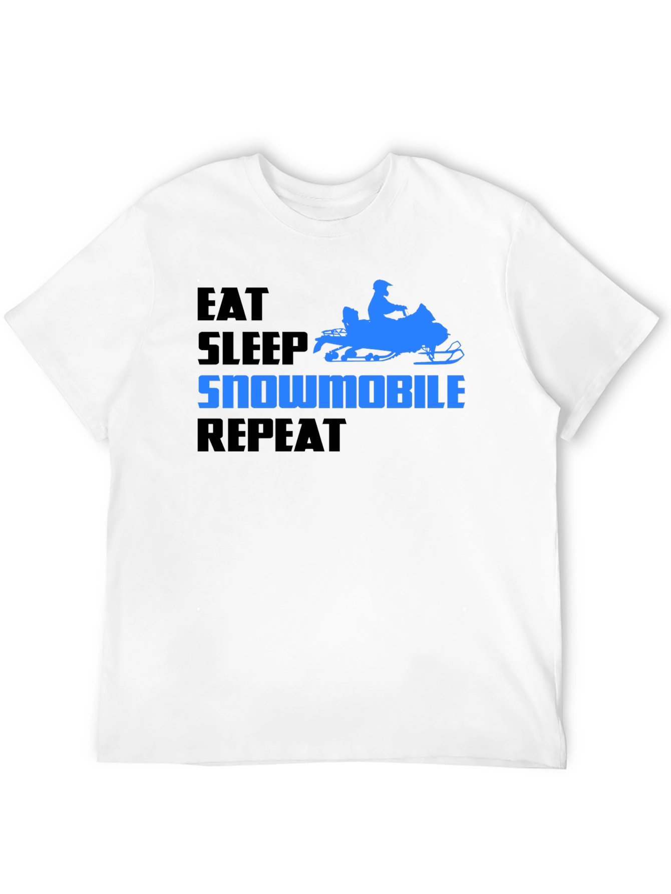 Eat Sleep Snowmobile Repeat T-Shirt