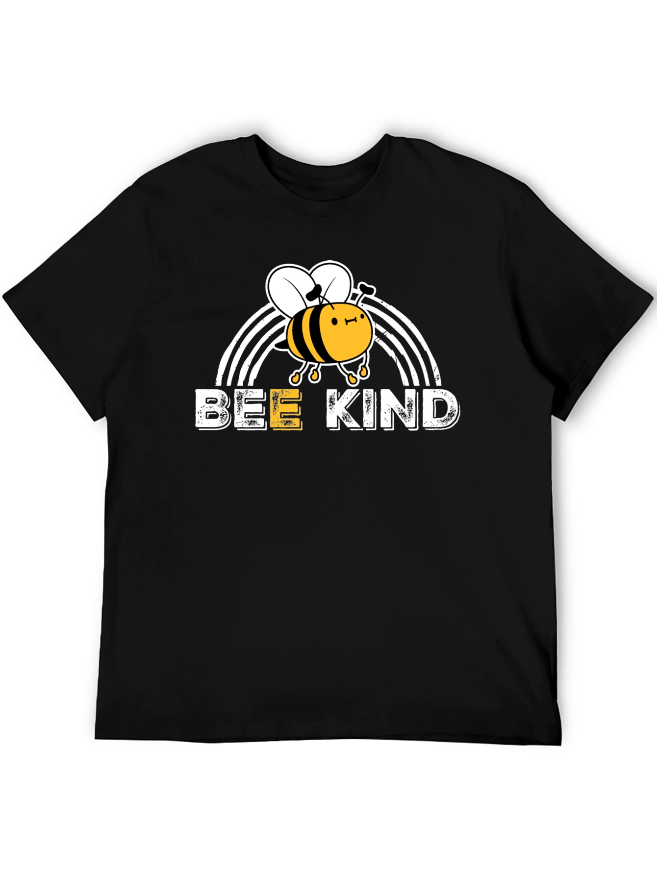 Bee Kind T-Shirt -  Rainbow Graphic Tee