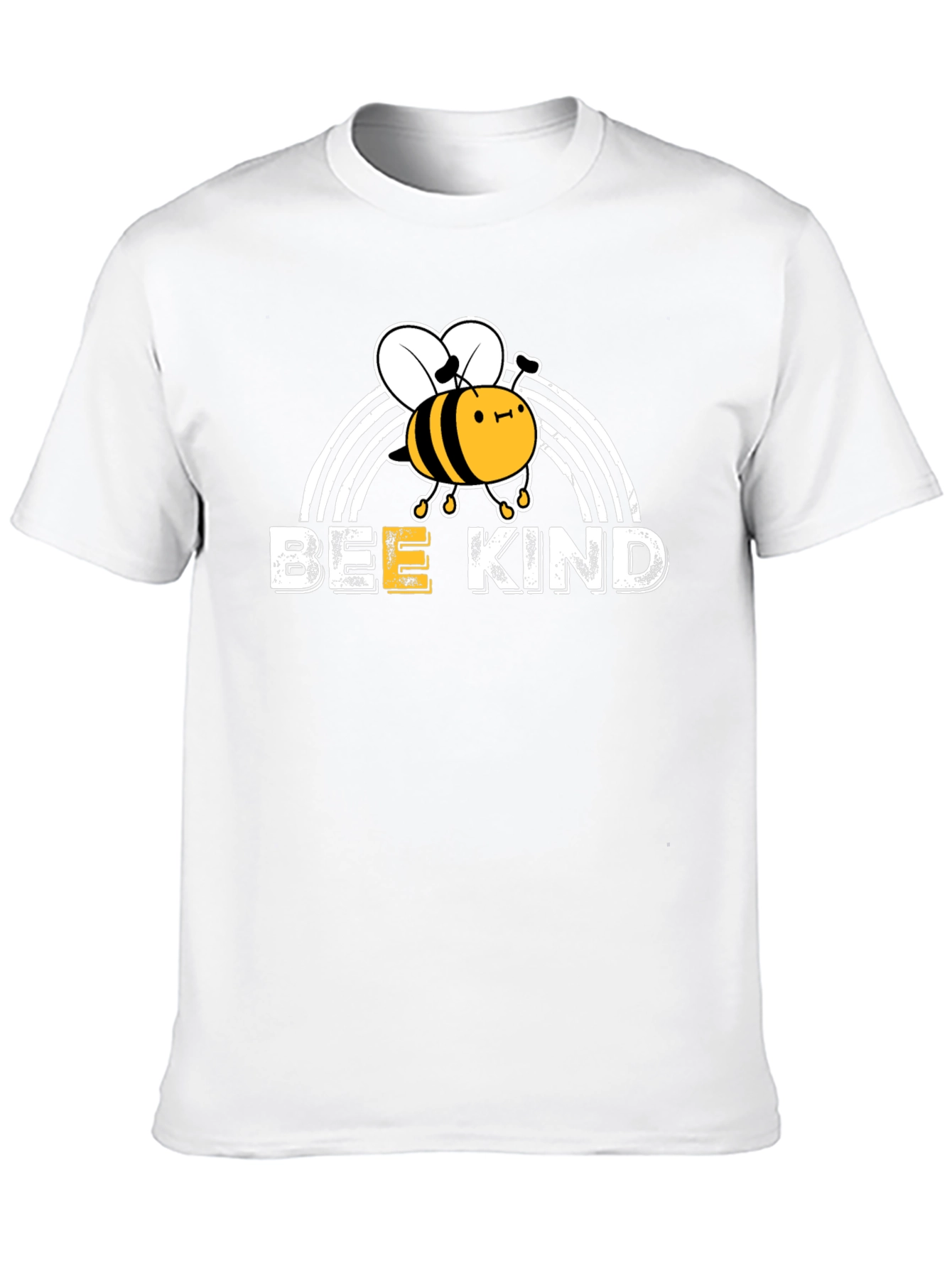 Bee Kind T-Shirt -  Rainbow Graphic Tee