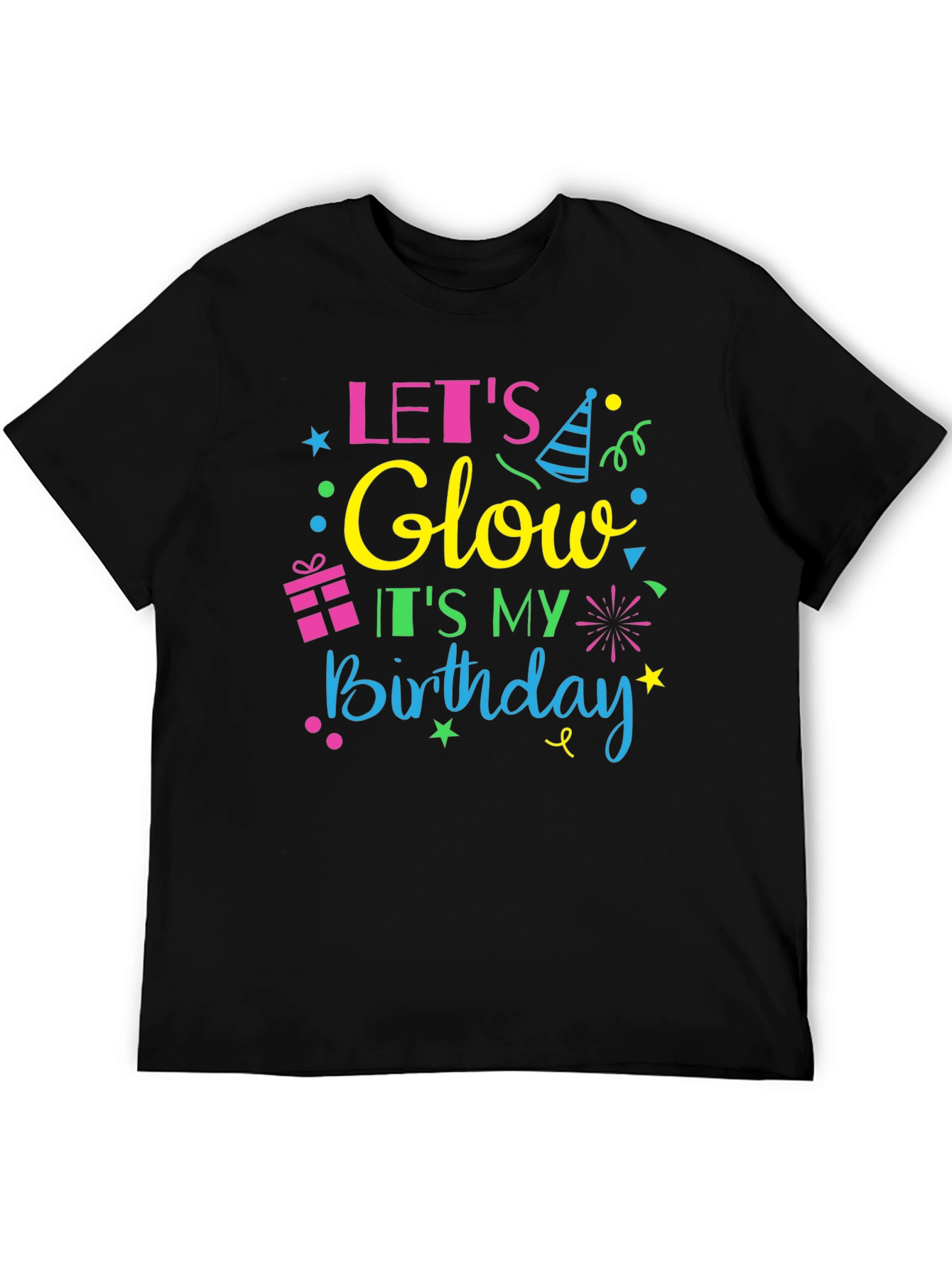 Lets Glow Birthday Tee