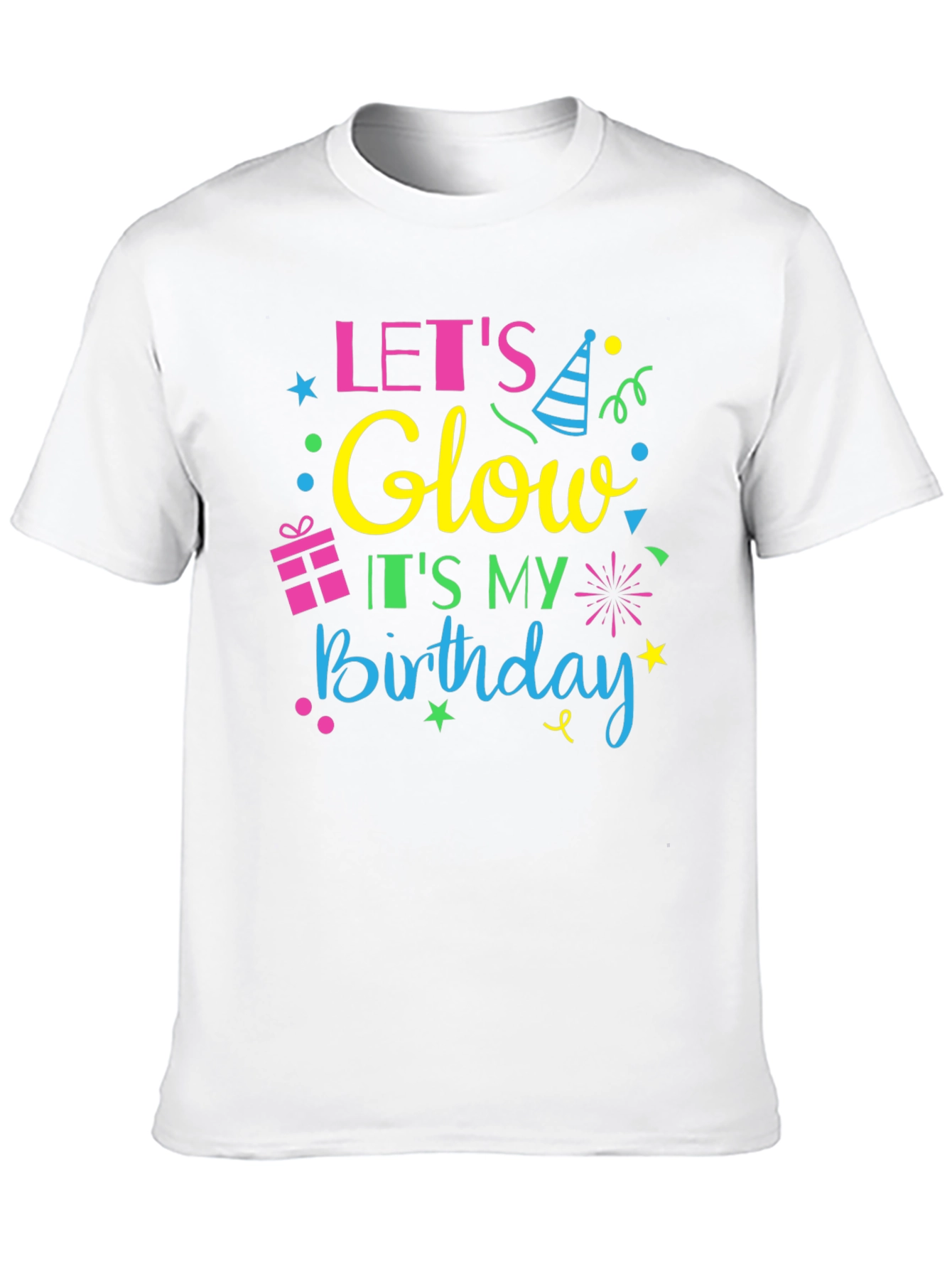 Lets Glow Birthday Tee