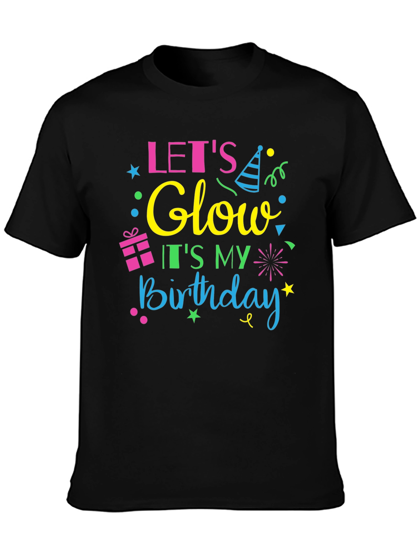 Lets Glow Birthday Tee