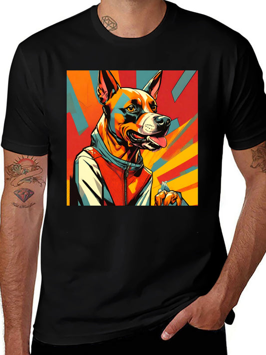 Dog Pop Art Graphic Tee - Cool & Unique Design