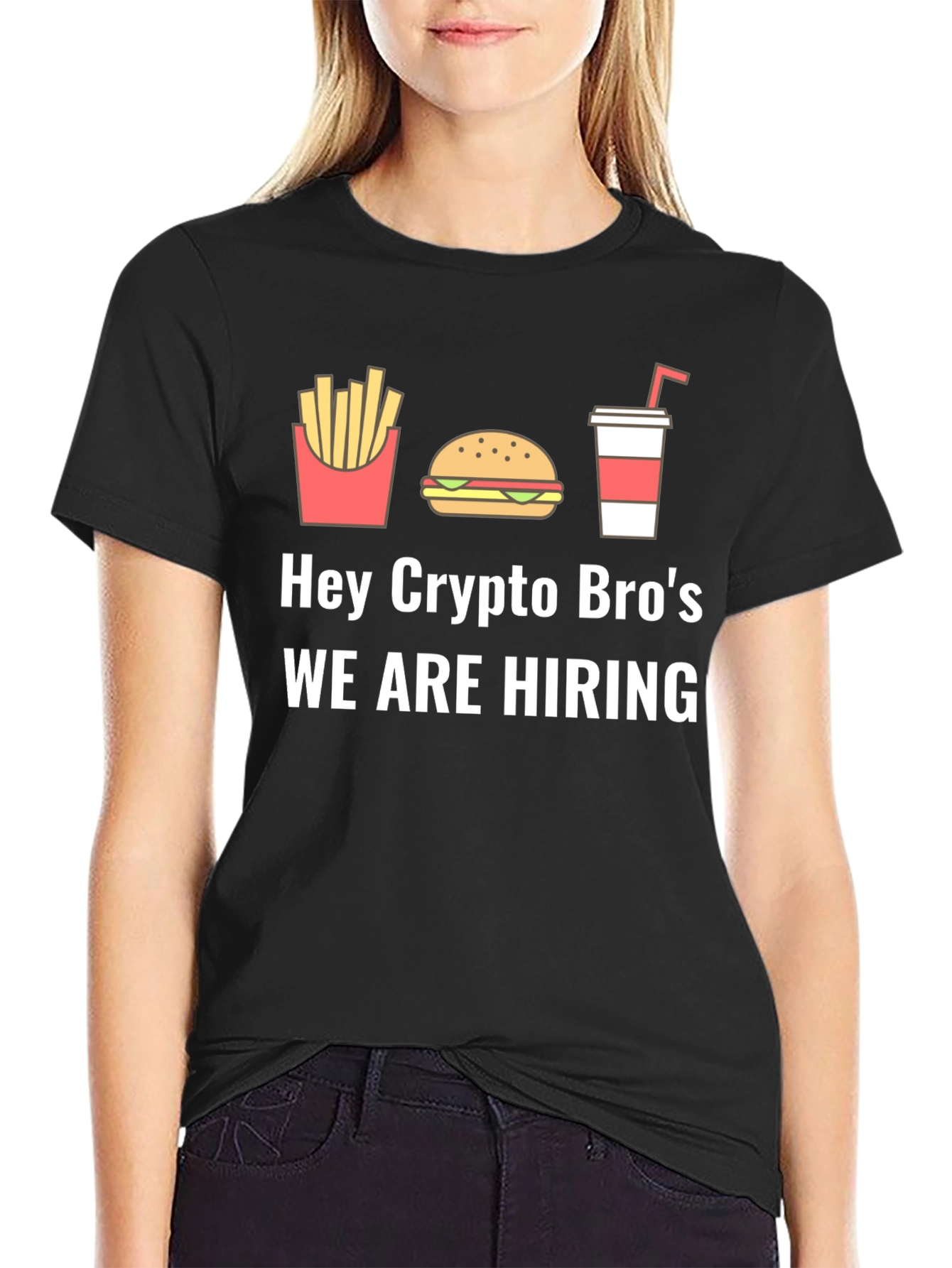 Hey Crypto Bros Hiring T-Shirt