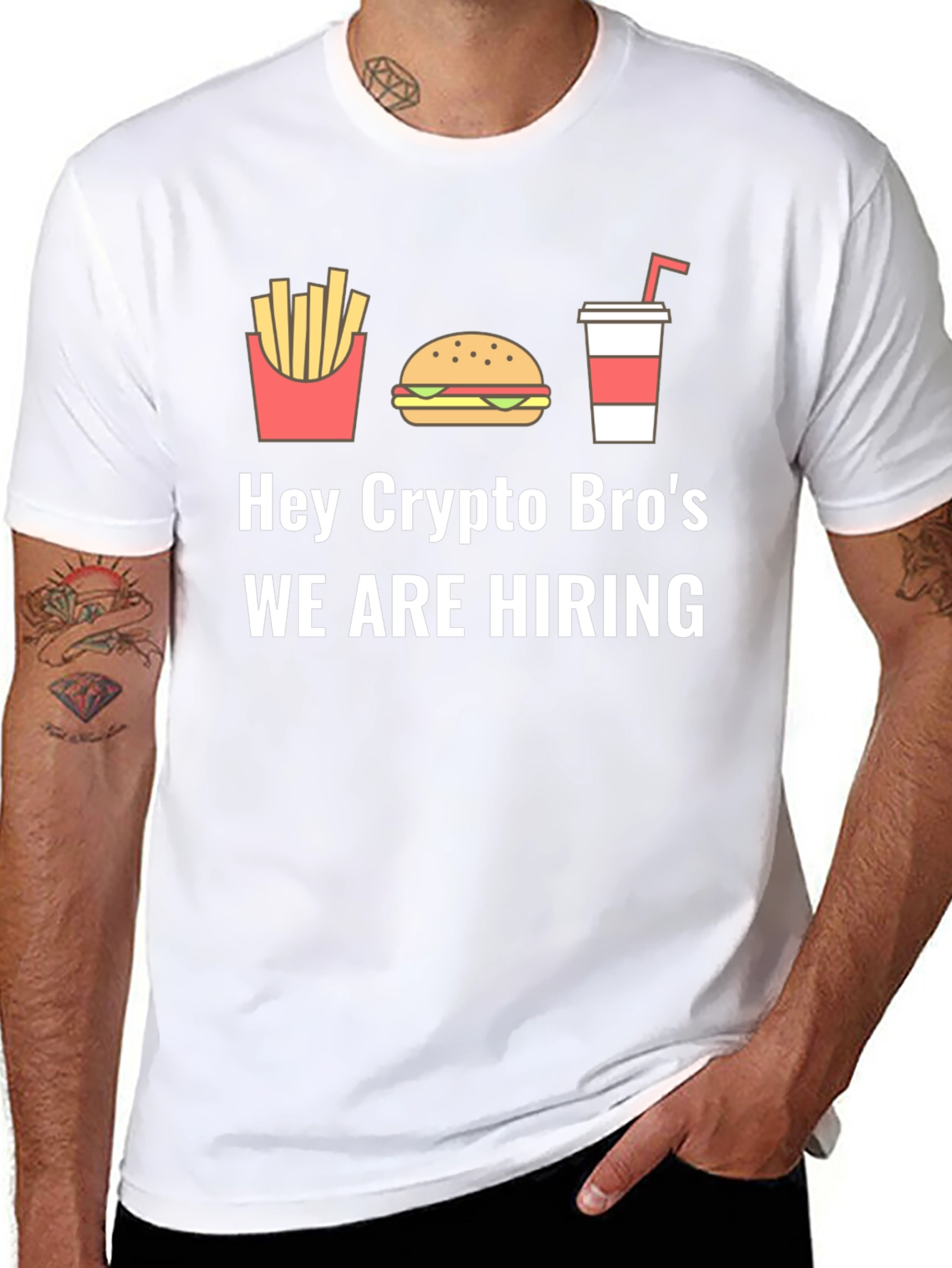 Hey Crypto Bros Hiring T-Shirt