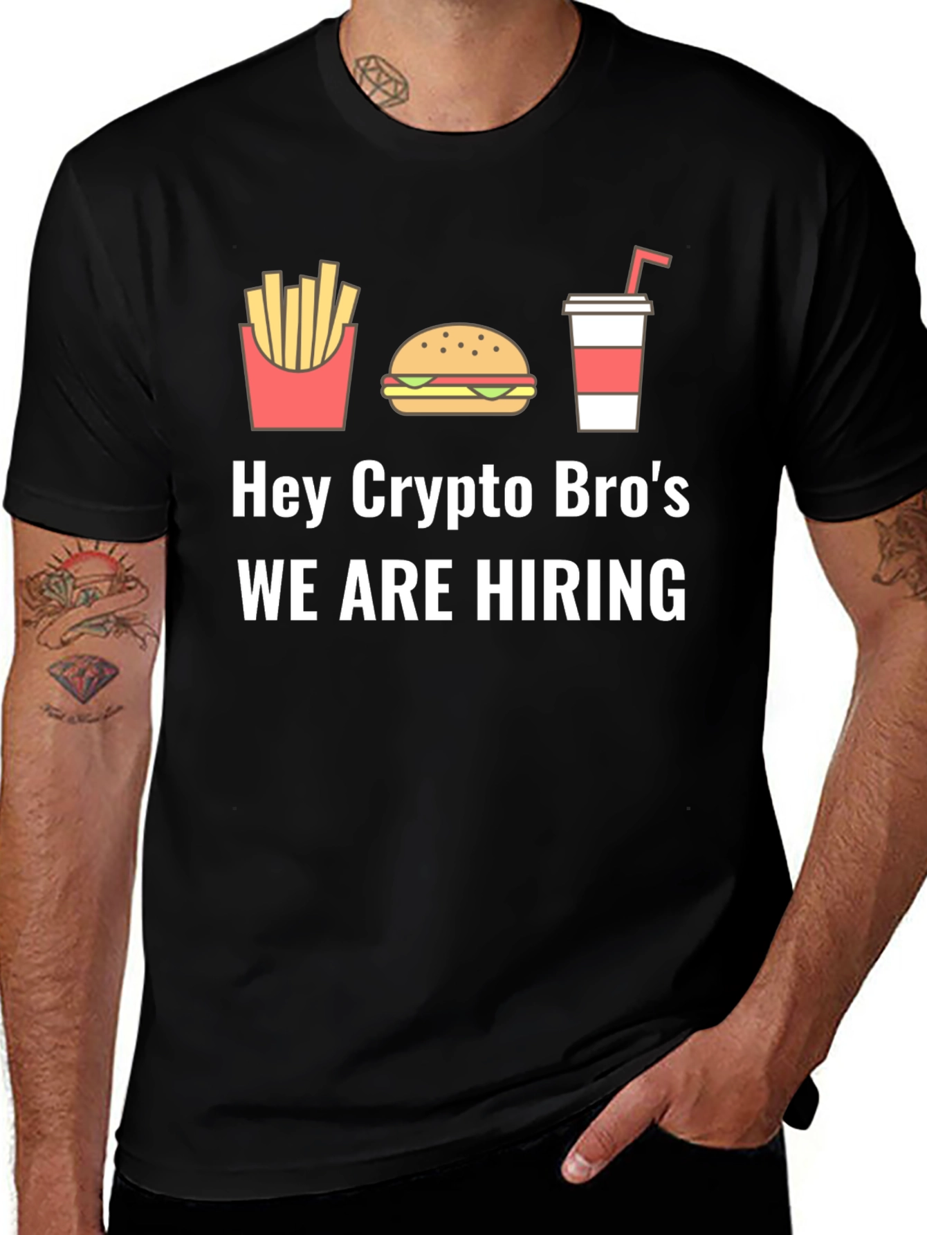 Hey Crypto Bros Hiring T-Shirt