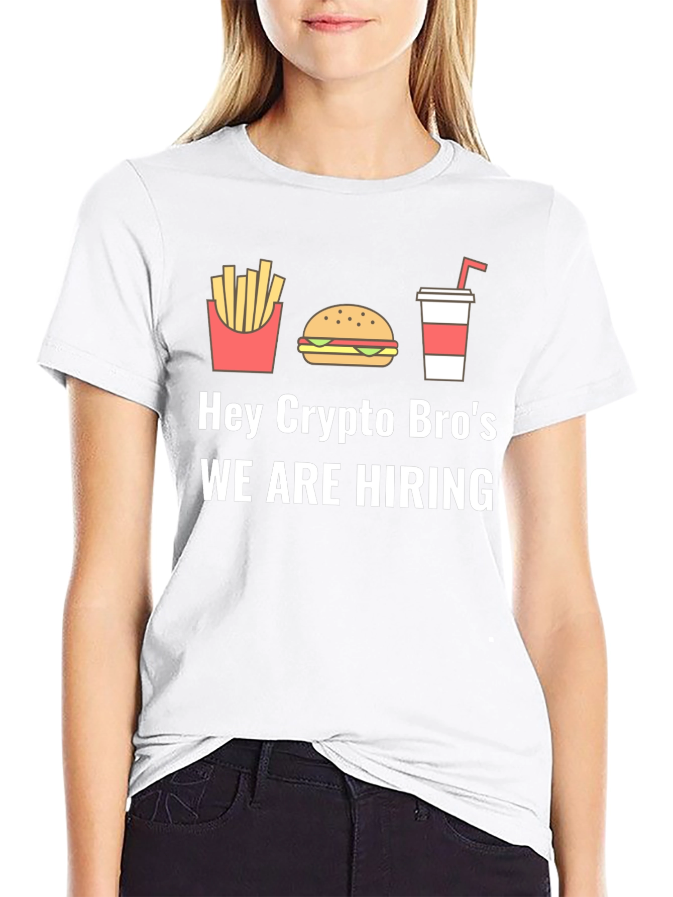 Hey Crypto Bros Hiring T-Shirt