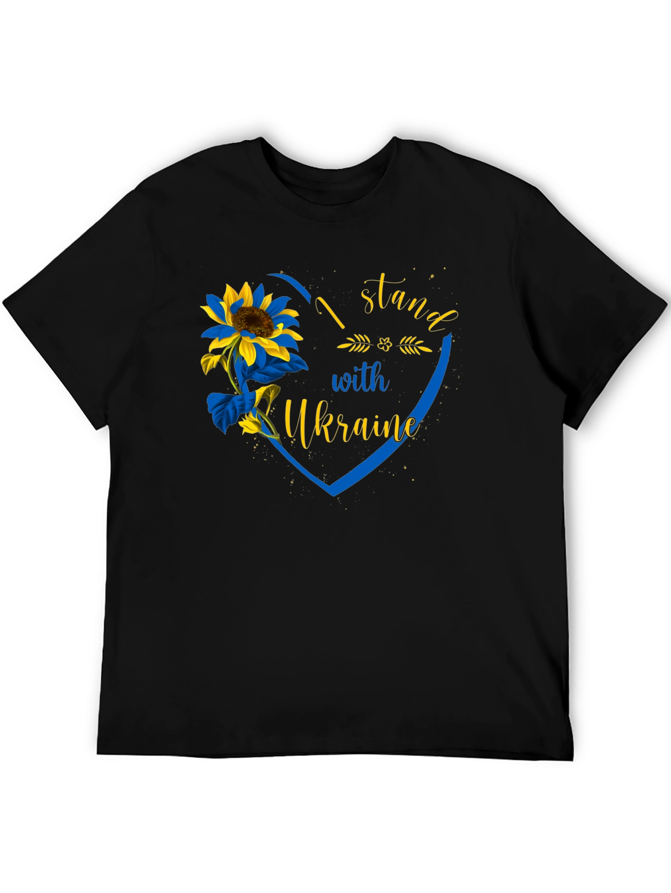 I Stand With Ukraine Sunflower T-Shirt