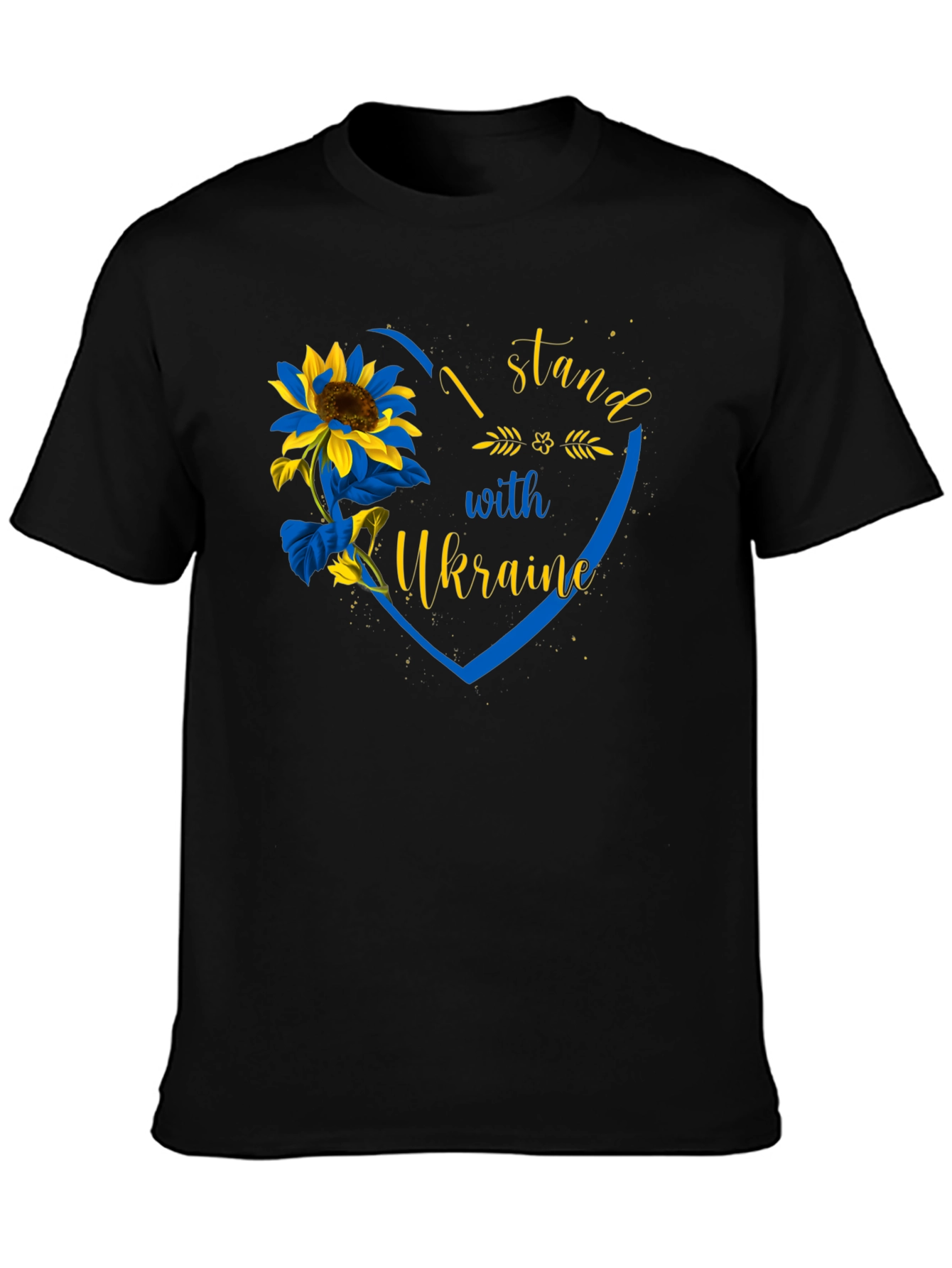 I Stand With Ukraine Sunflower T-Shirt