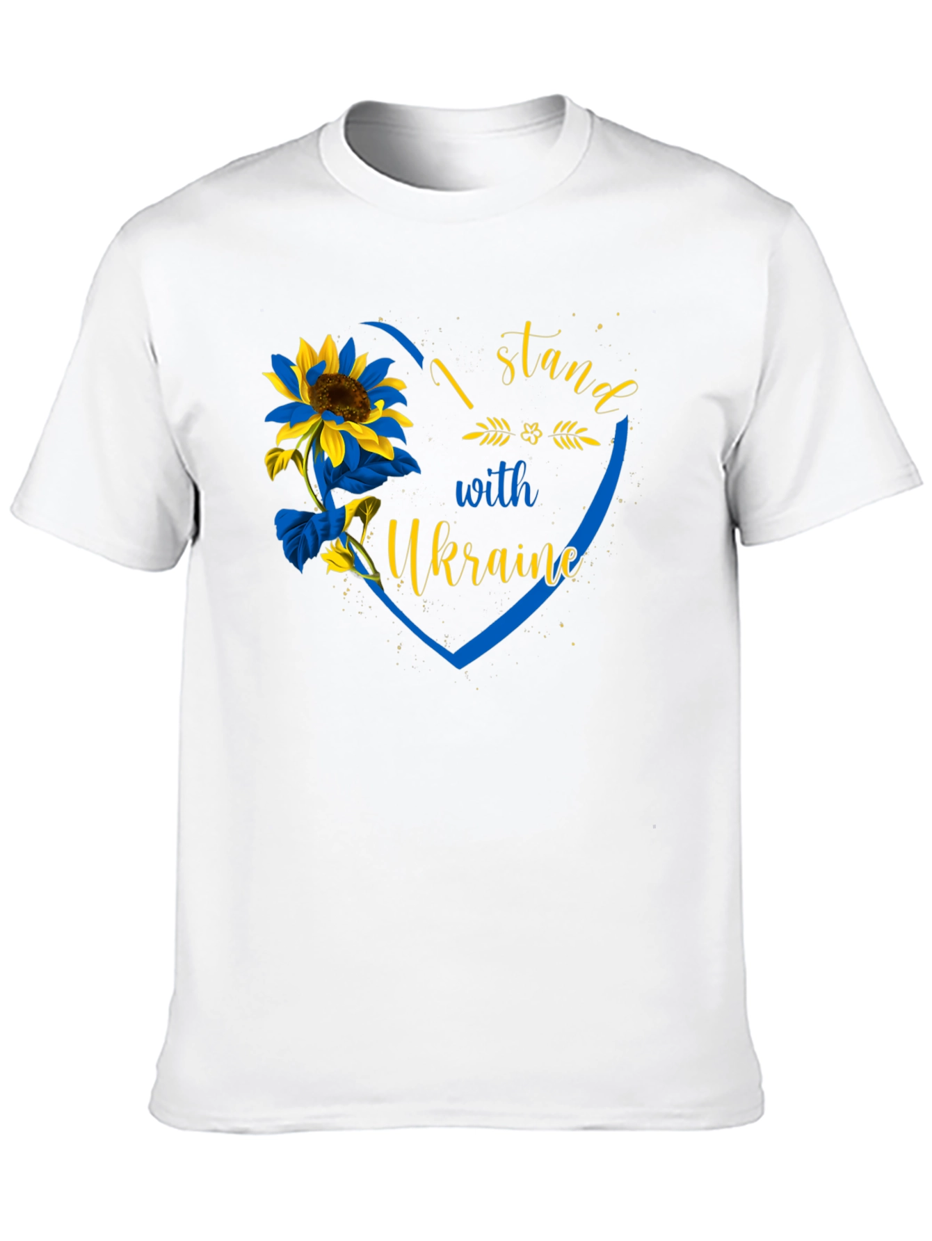 I Stand With Ukraine Sunflower T-Shirt