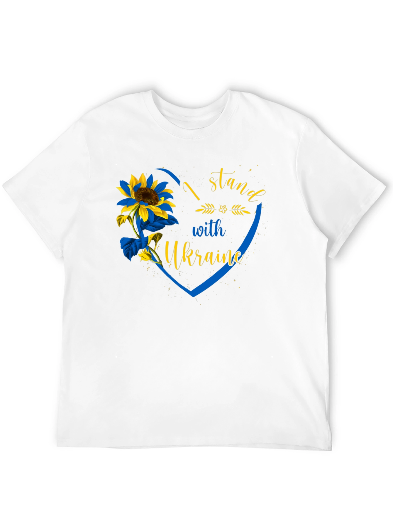 I Stand With Ukraine Sunflower T-Shirt