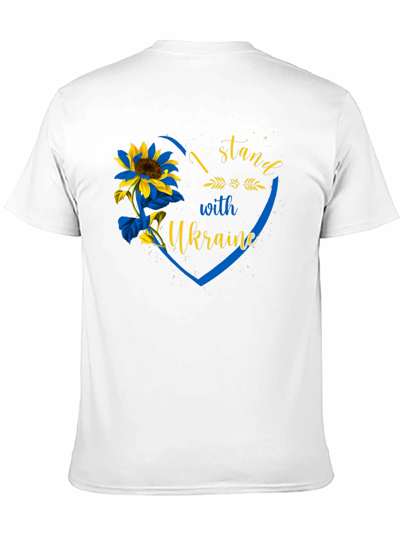 I Stand With Ukraine Sunflower T-Shirt