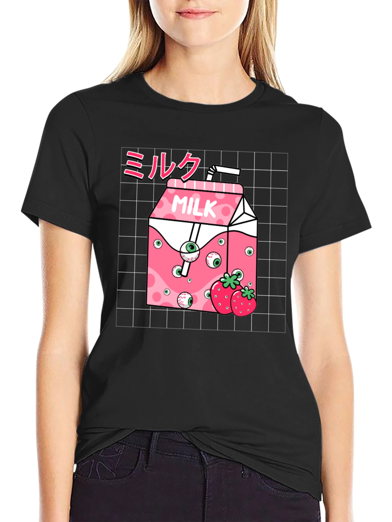 Strawberry Milk Graphic T-Shirt