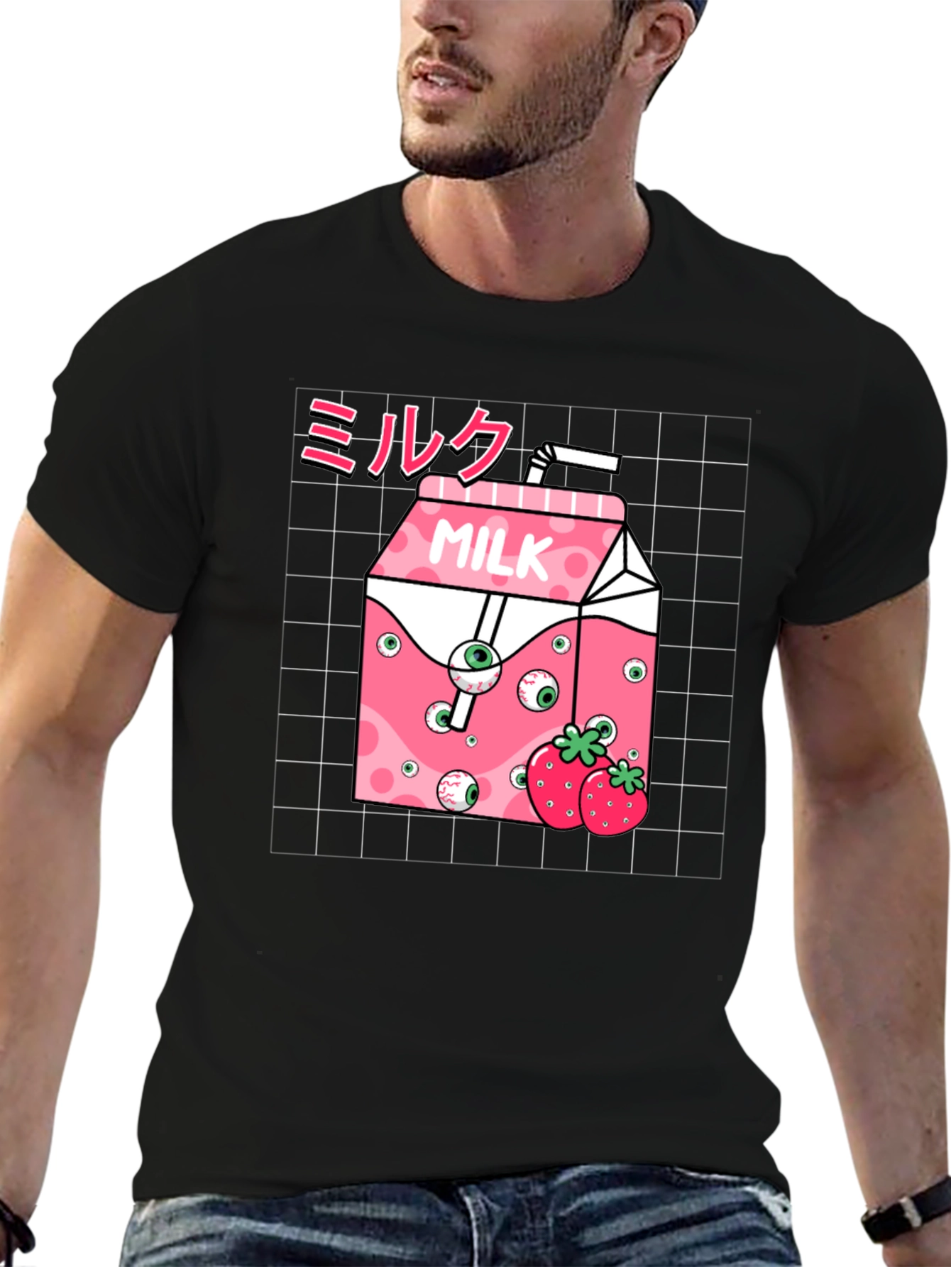 Strawberry Milk Graphic T-Shirt