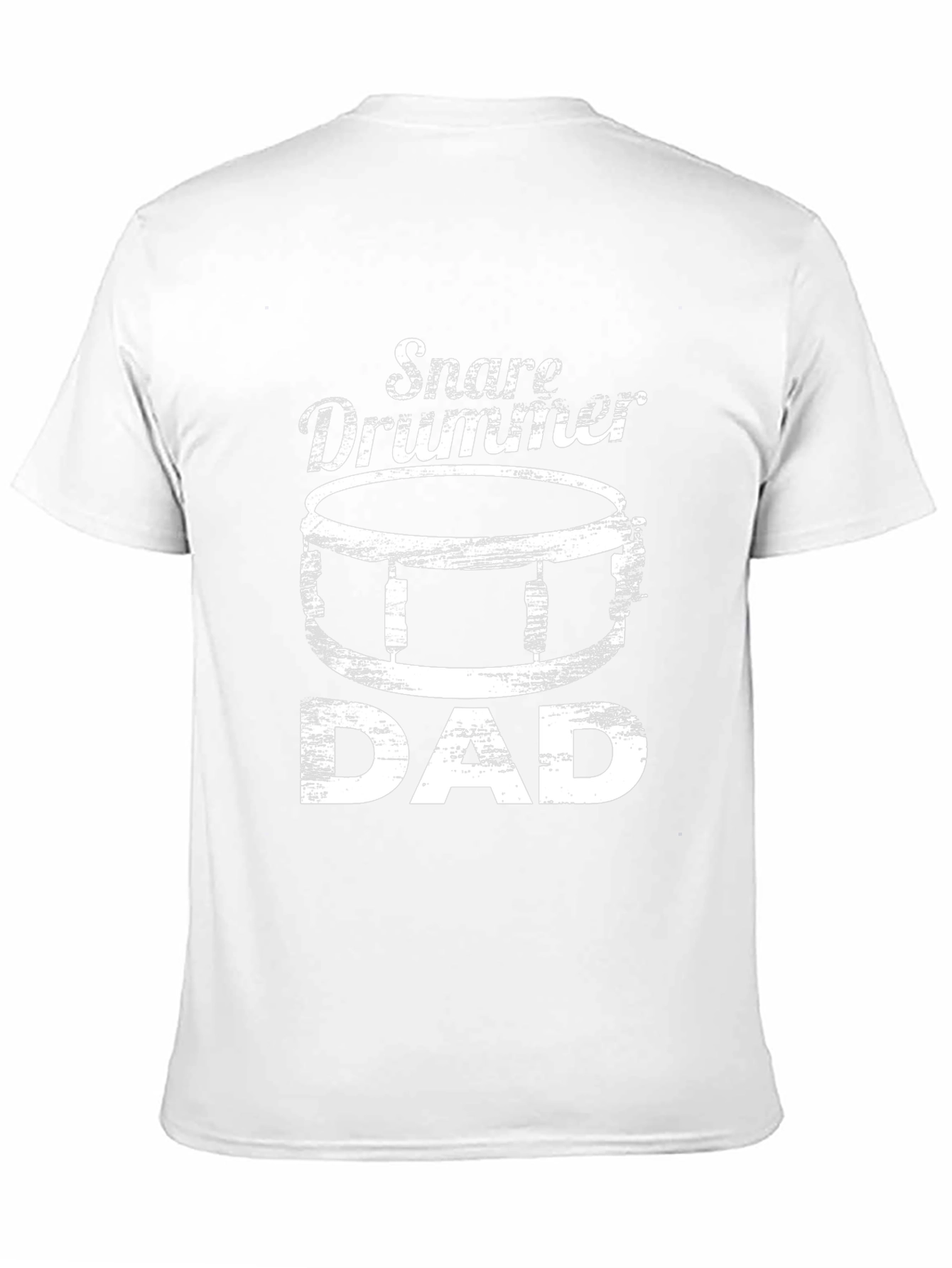 Snare Drummer Dad T-Shirt - Black