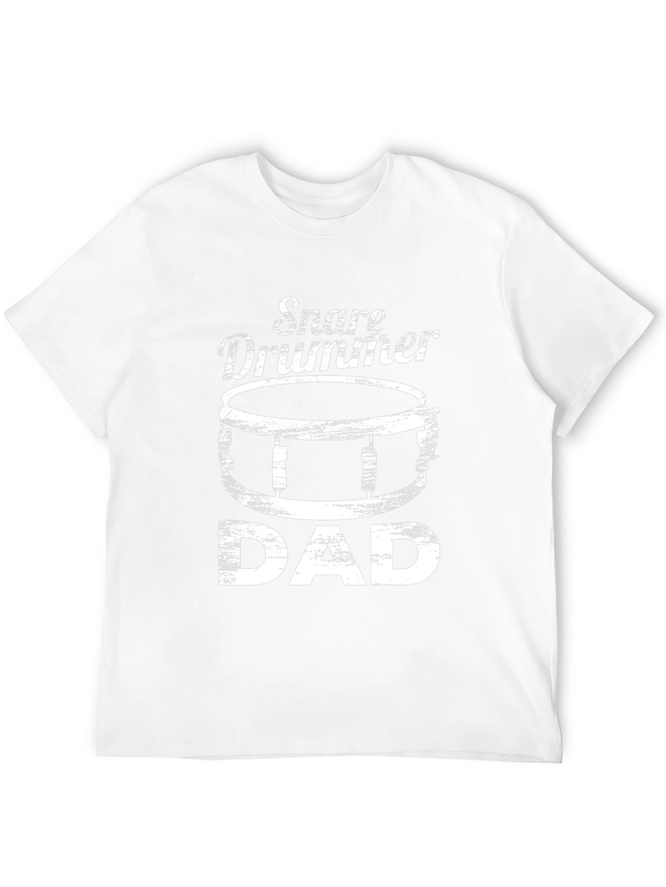 Snare Drummer Dad T-Shirt - Black