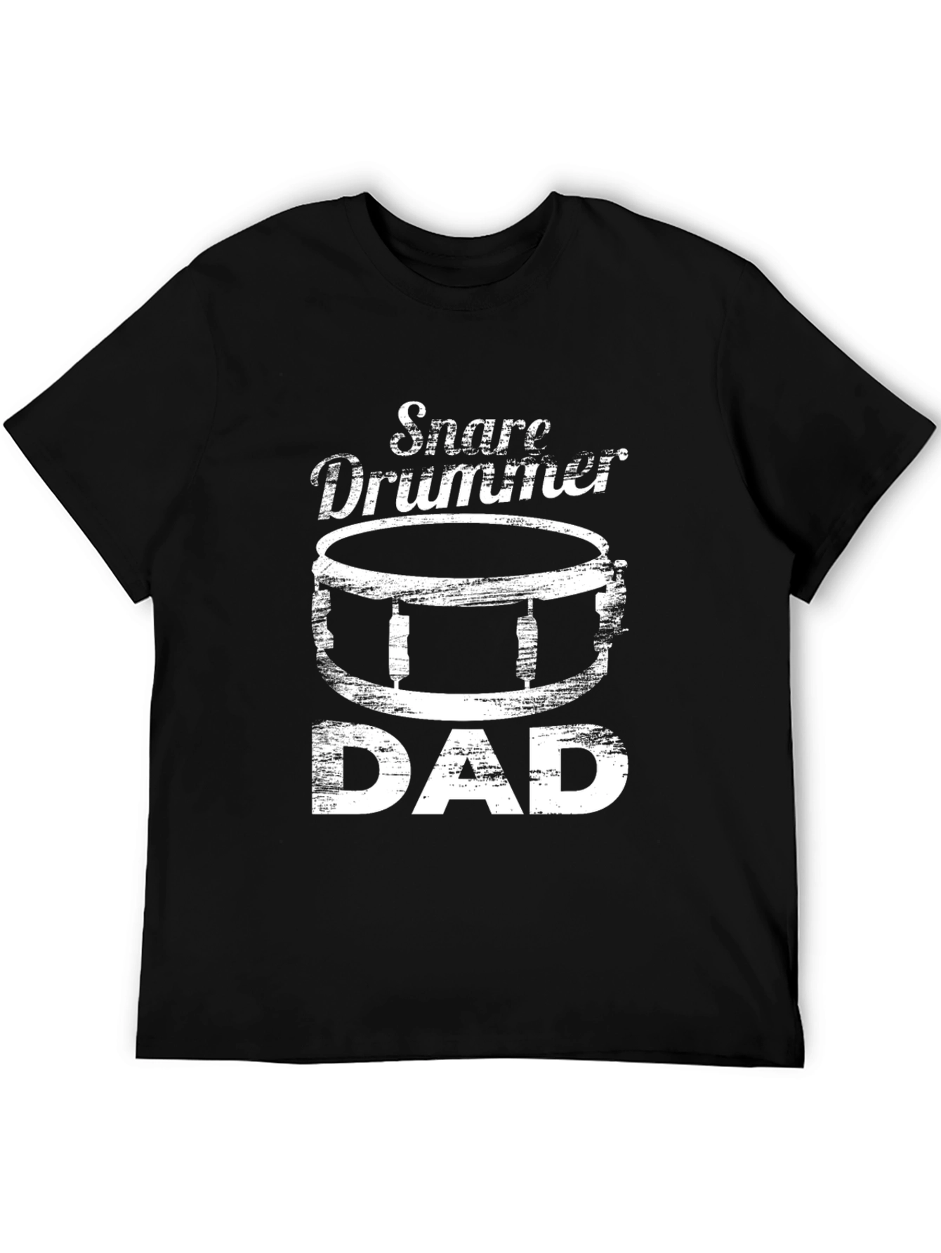 Snare Drummer Dad T-Shirt - Black