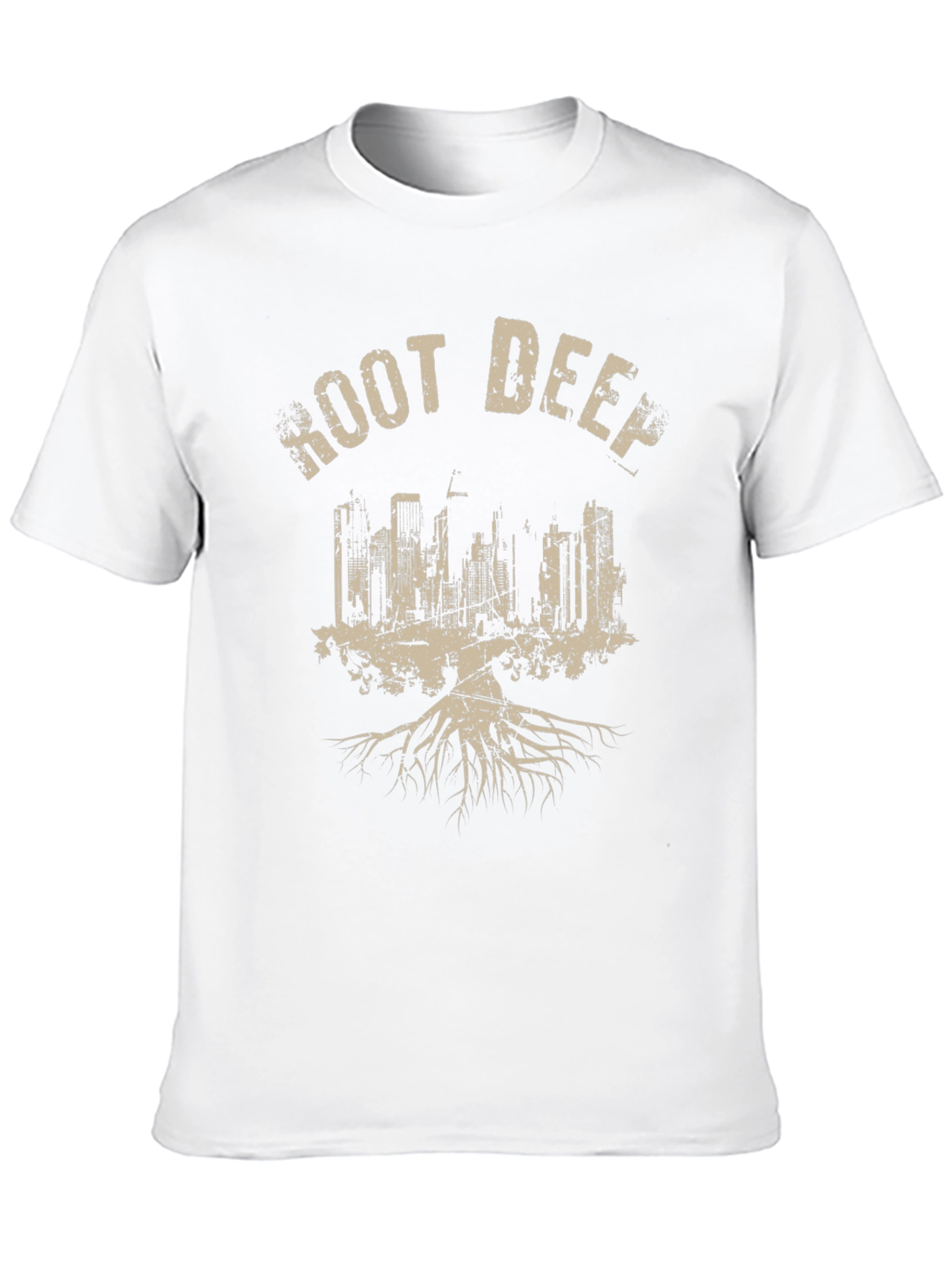 Root Deep T-Shirt - Black Graphic Tee