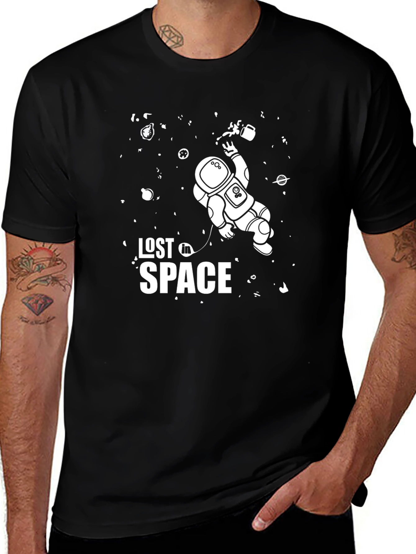 Lost in Space Astronaut Graphic Tee