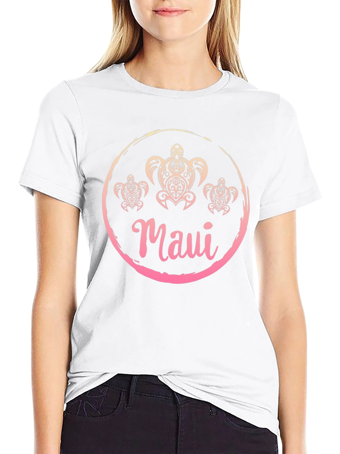 Maui Turtle Graphic Tee - Island Style Comfort