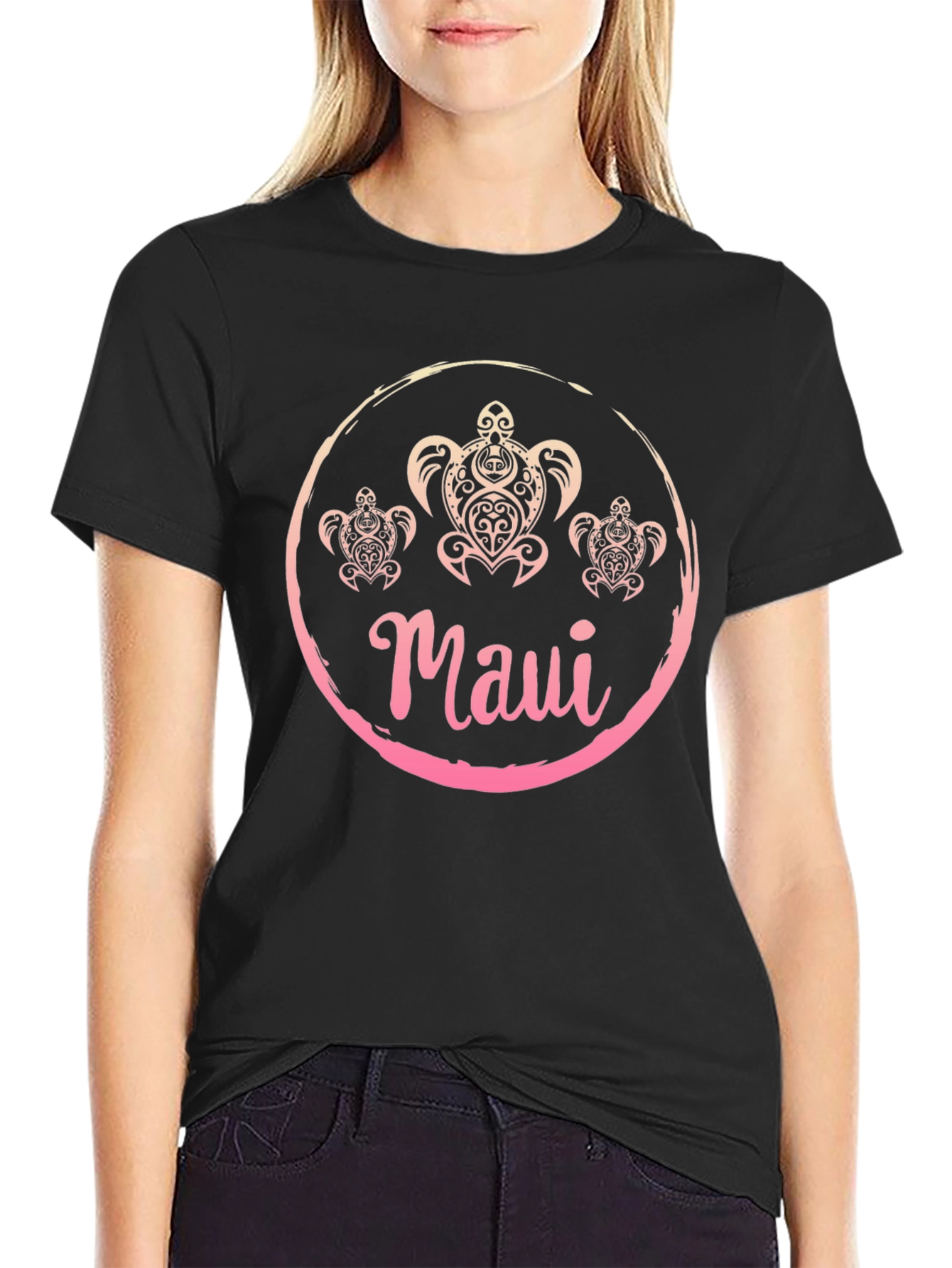 Maui Turtle Graphic Tee - Island Style Comfort