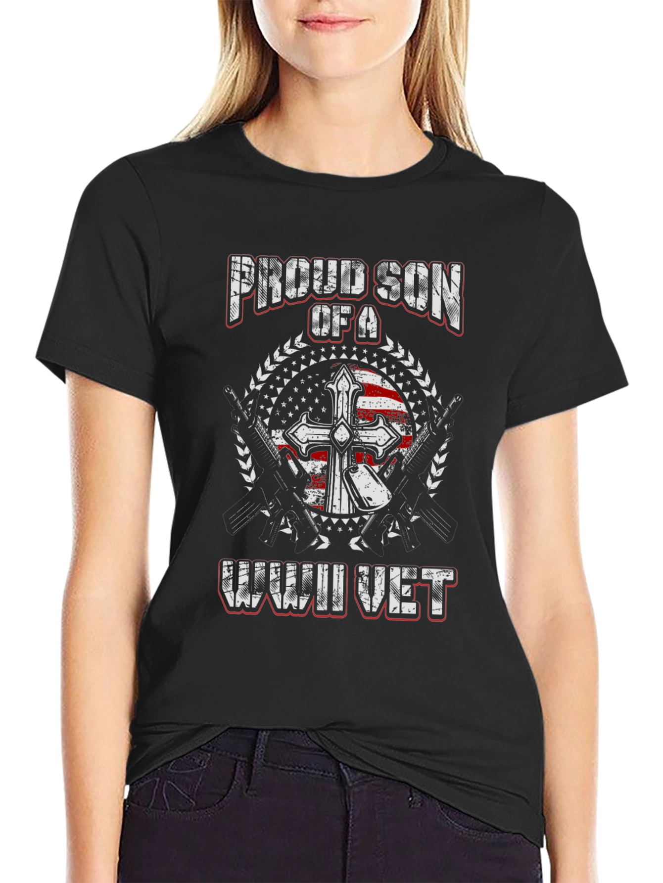 Proud Son of WWII Vet Graphic Tee