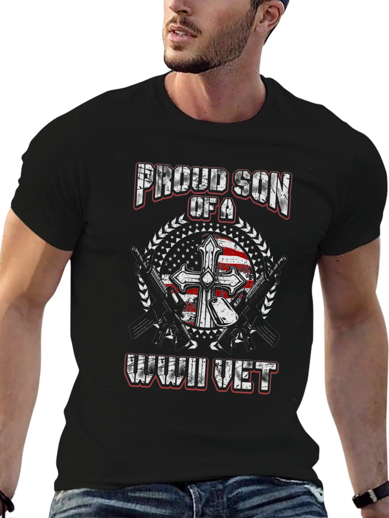 Proud Son of WWII Vet Graphic Tee