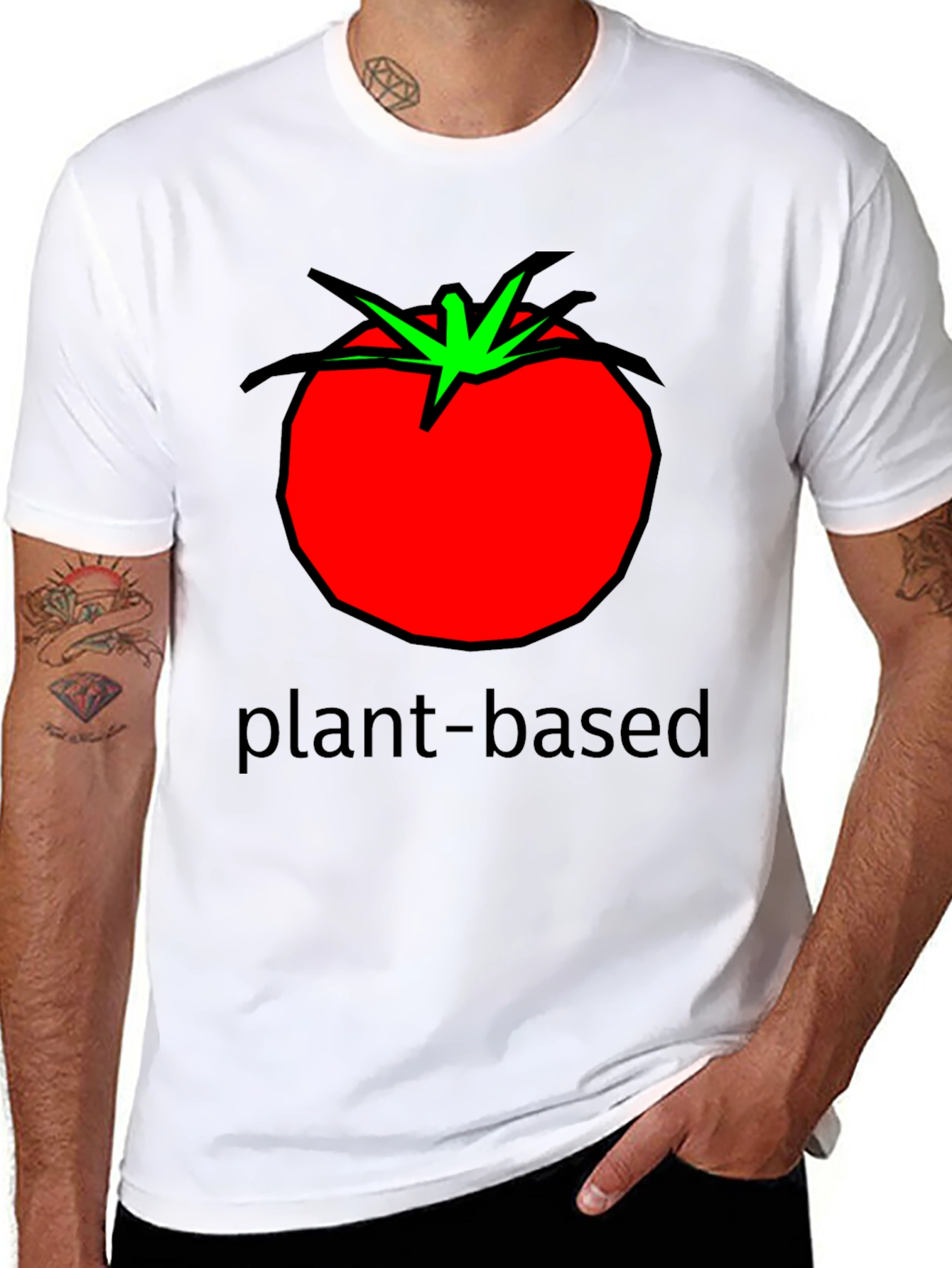 Plant-Based Tomato Graphic Tee