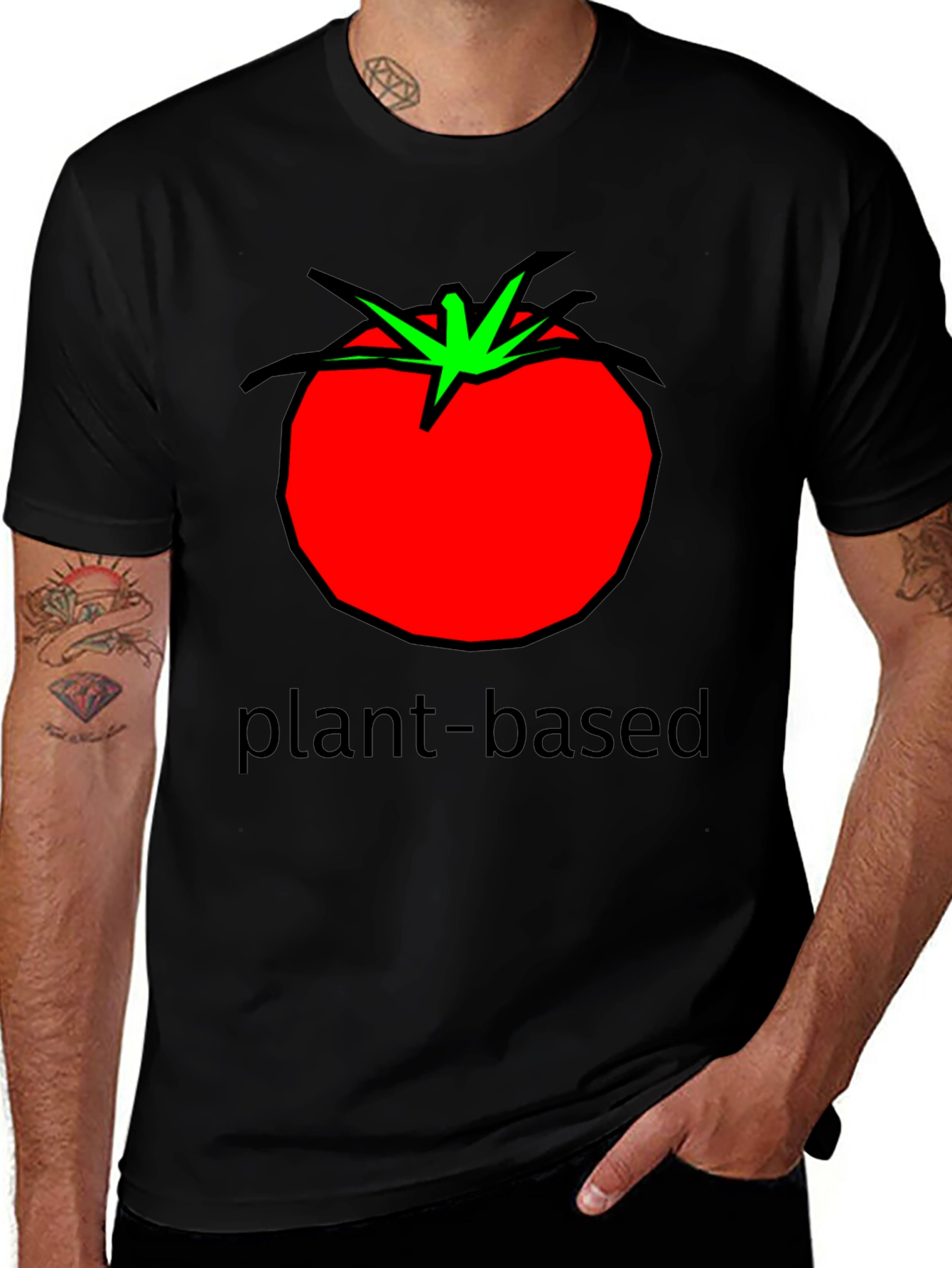 Plant-Based Tomato Graphic Tee