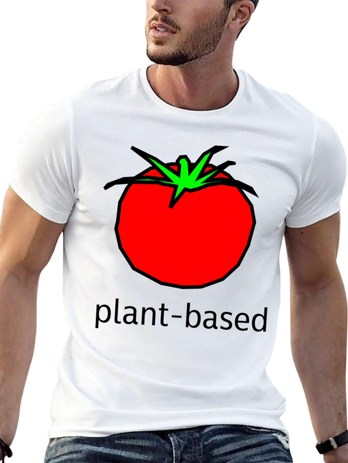 Plant-Based Tomato Graphic Tee