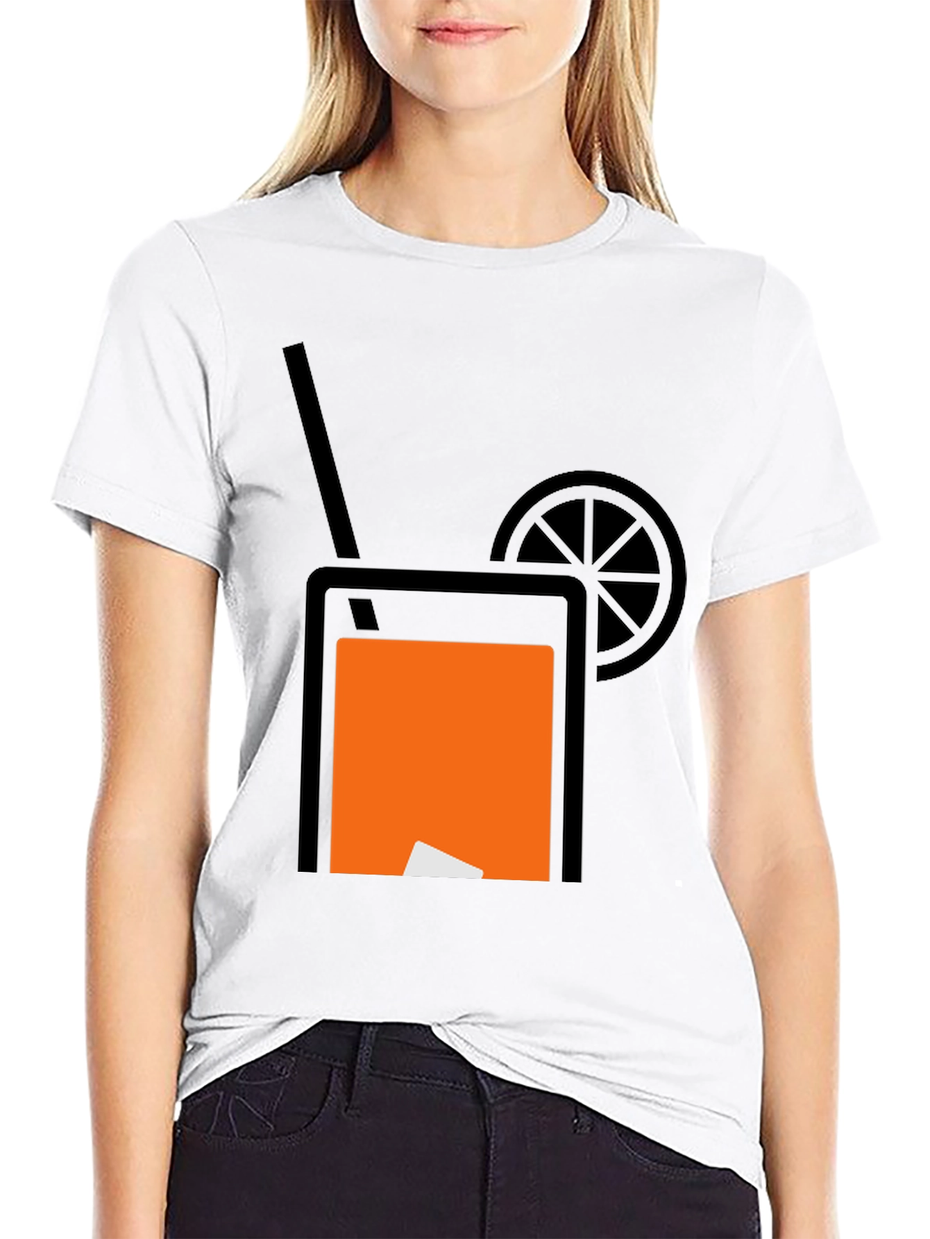 Cocktail Graphic Tee - Black Unisex T-Shirt