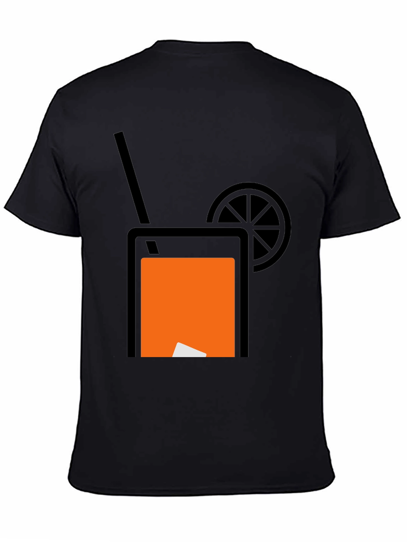 Cocktail Graphic Tee - Black Unisex T-Shirt