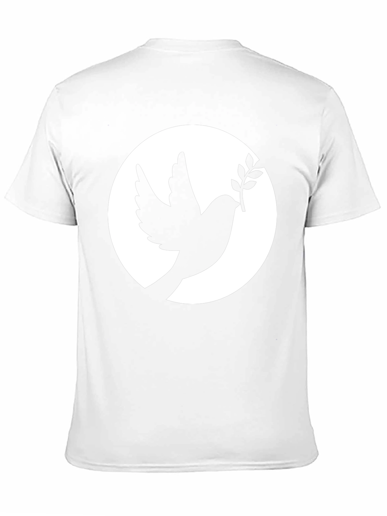 Dove Peace Symbol Black T-Shirt