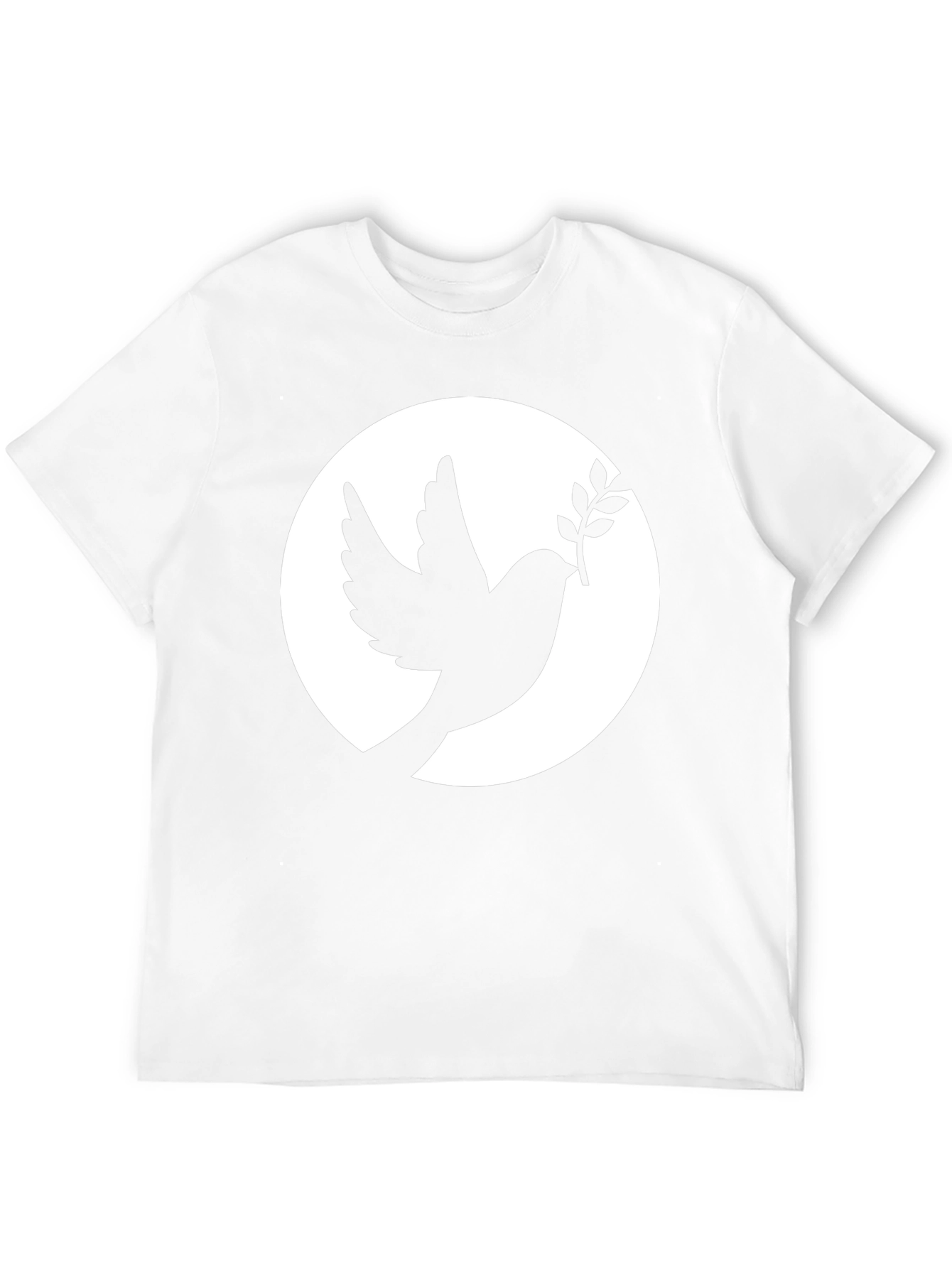 Dove Peace Symbol Black T-Shirt