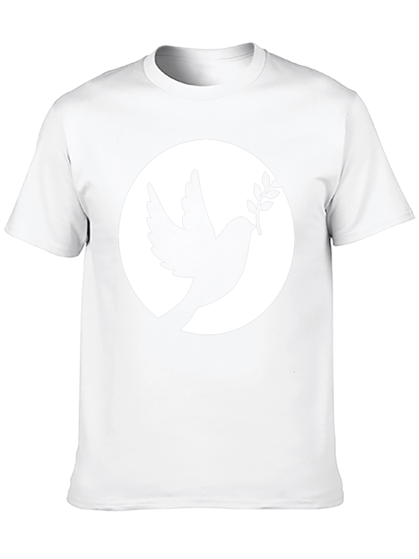 Dove Peace Symbol Black T-Shirt