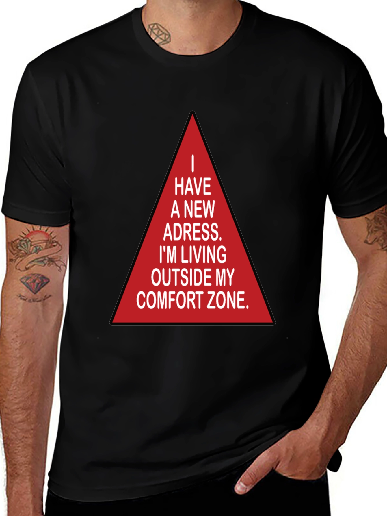 Comfort Zone T-Shirt: New Address Graphic Tee