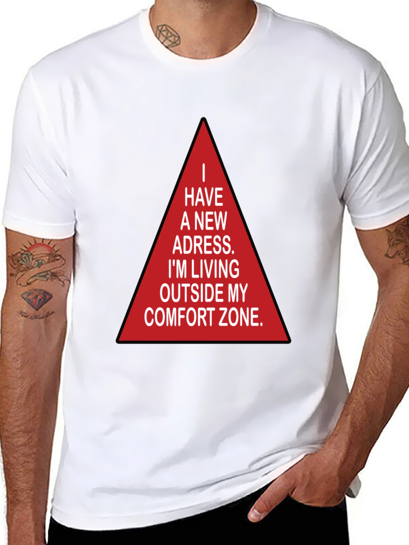 Comfort Zone T-Shirt: New Address Graphic Tee