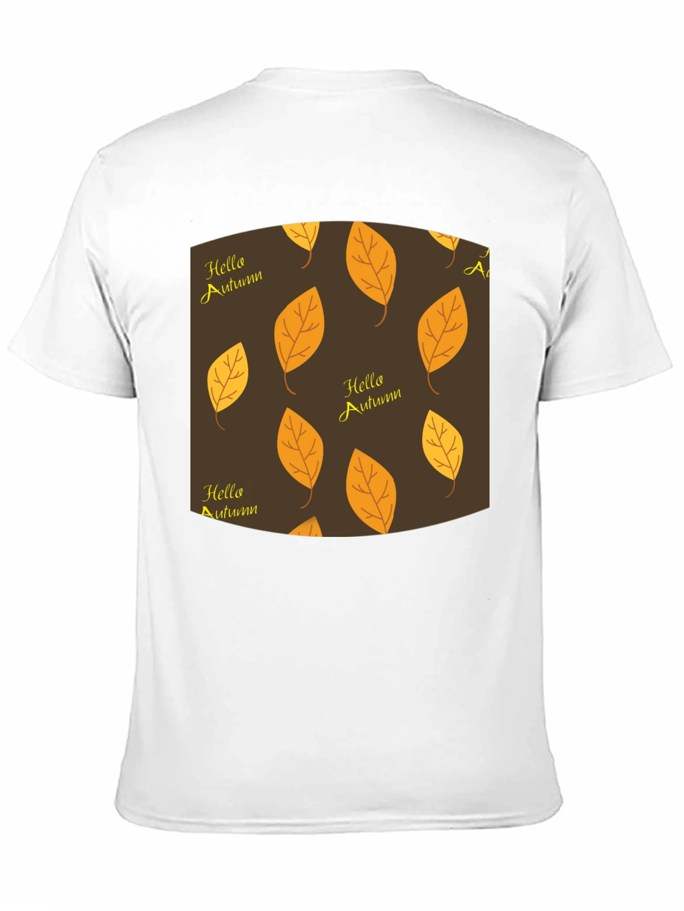 Autumn Leaves Graphic Tee - Hello Autumn