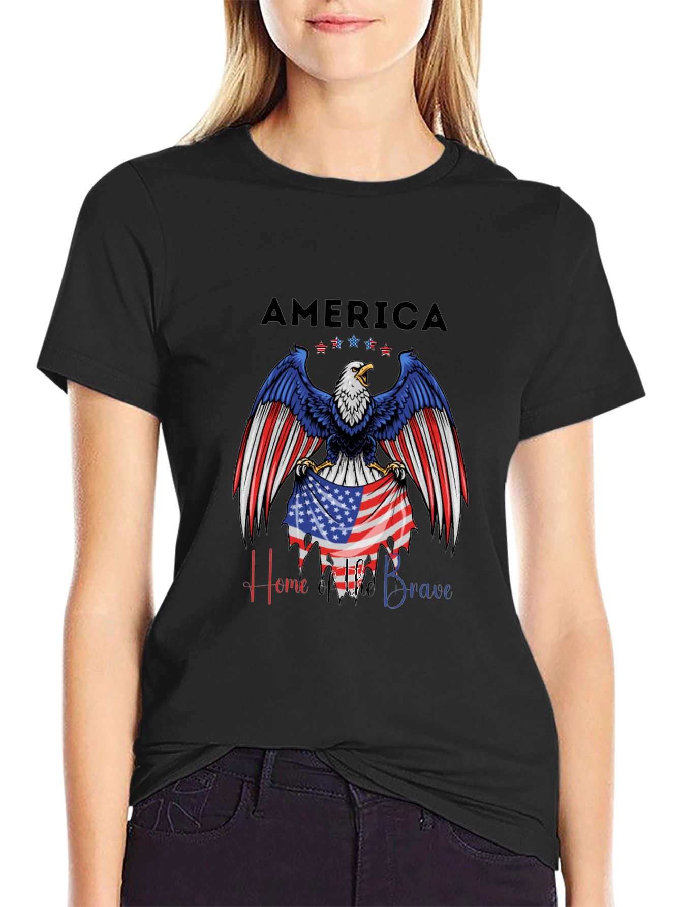 Patriotic America Eagle T-Shirt