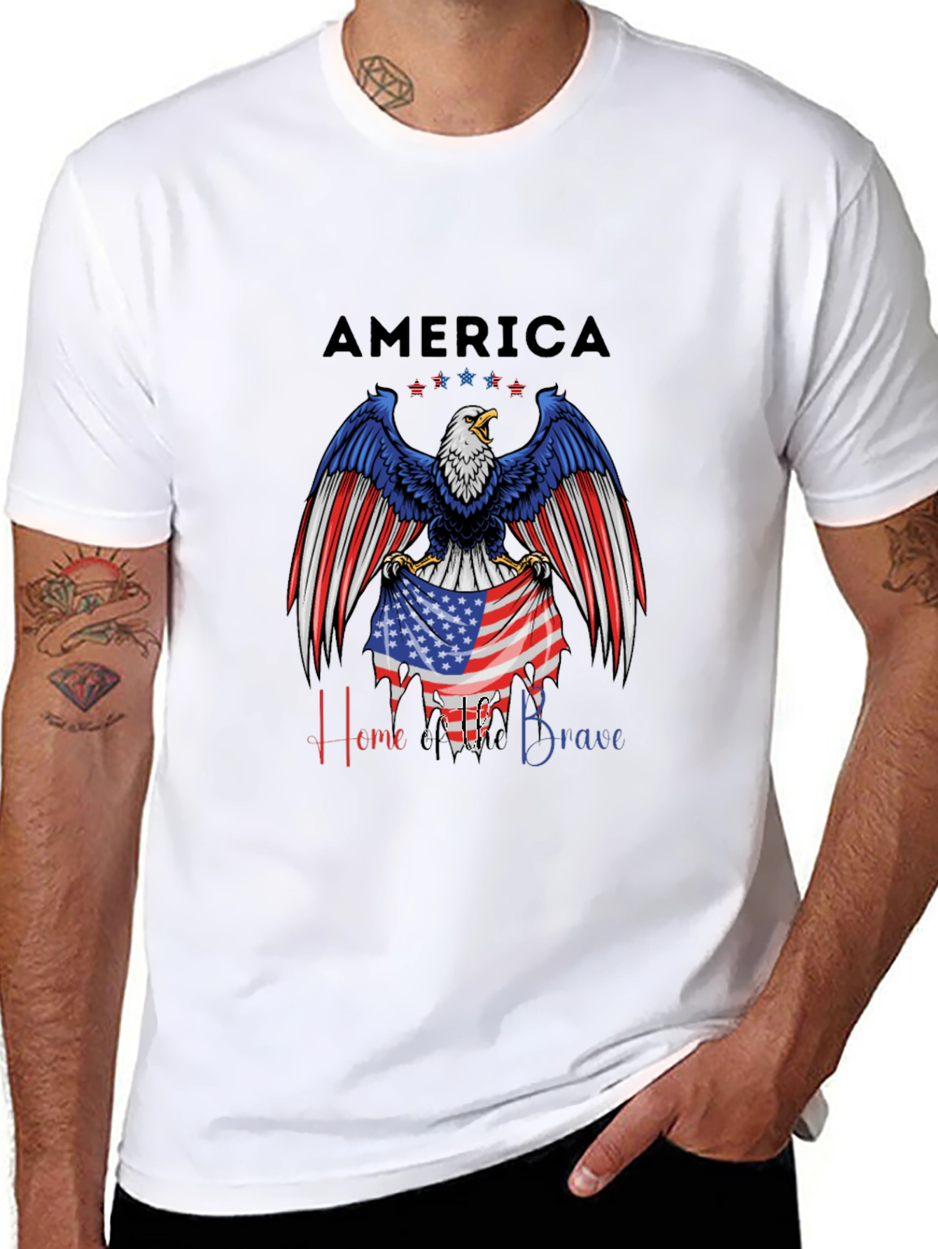 Patriotic America Eagle T-Shirt