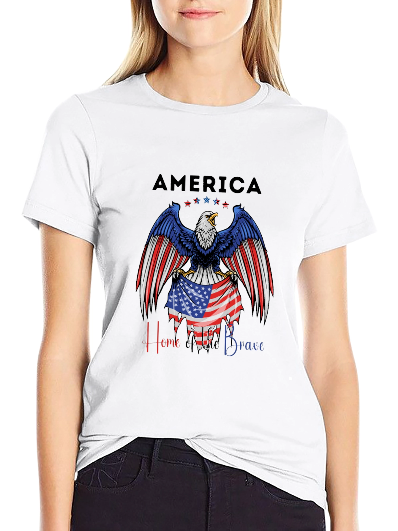 Patriotic America Eagle T-Shirt