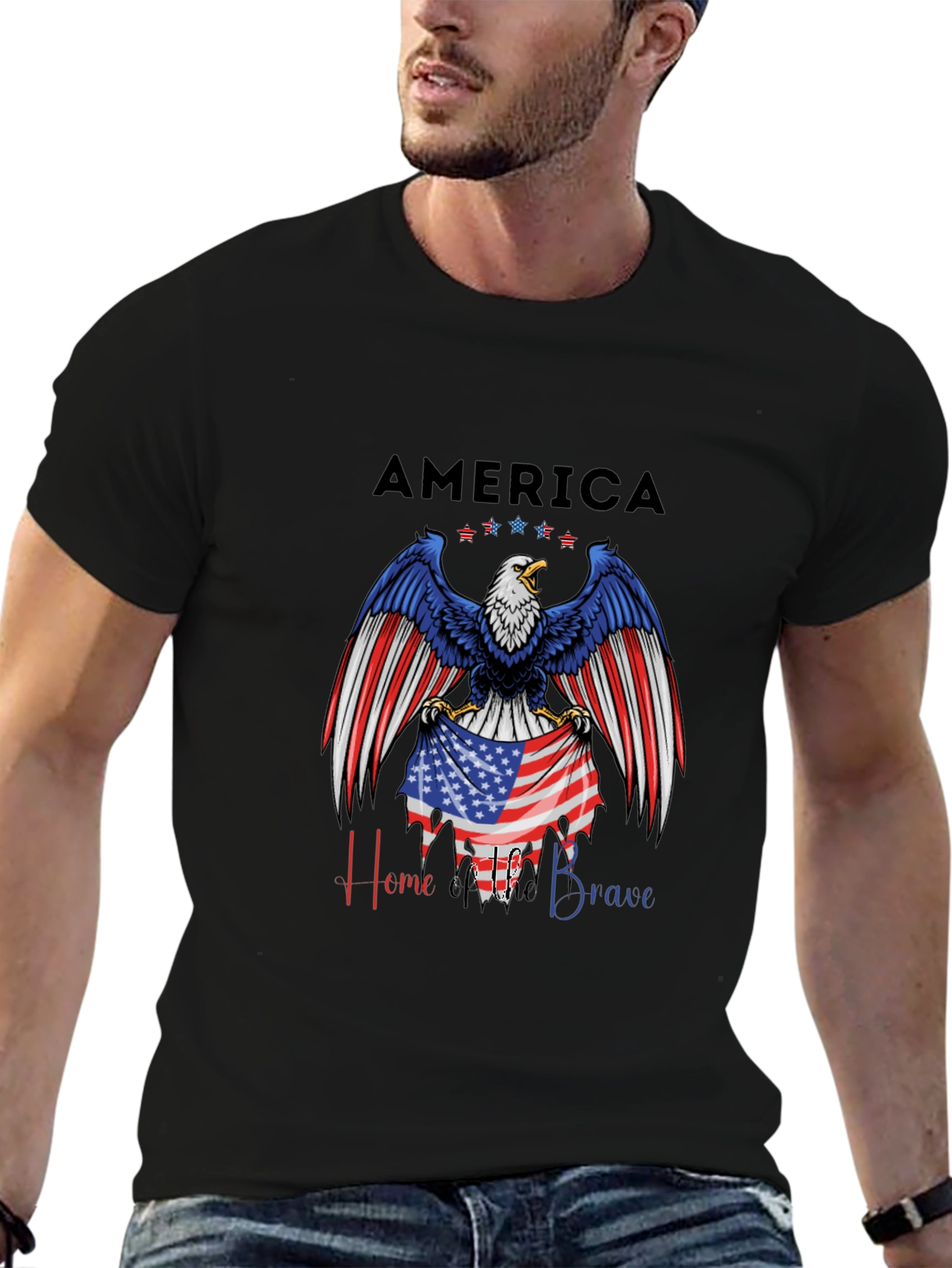 Patriotic America Eagle T-Shirt