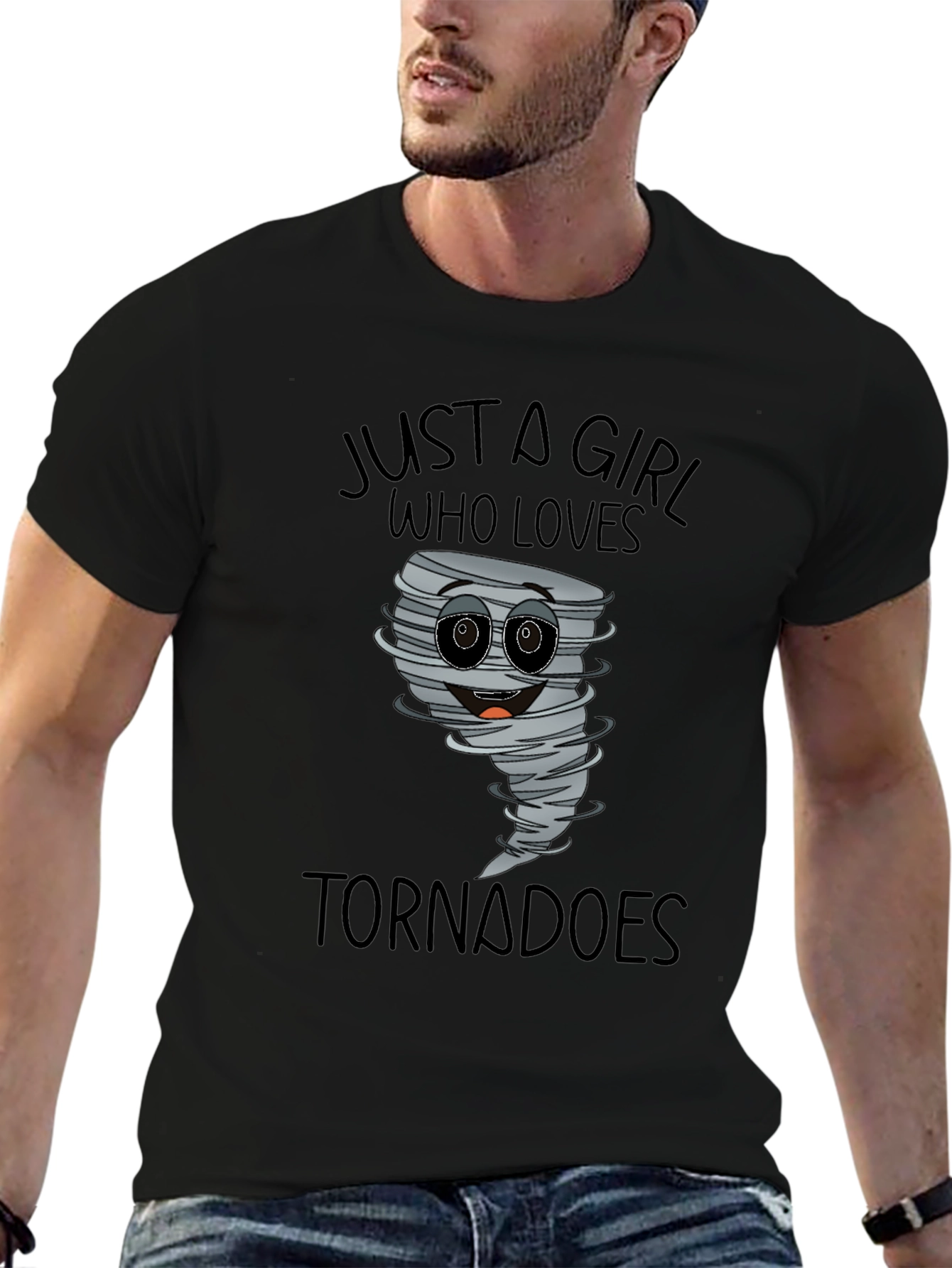Just A Girl Who Loves Tornadoes T-Shirt