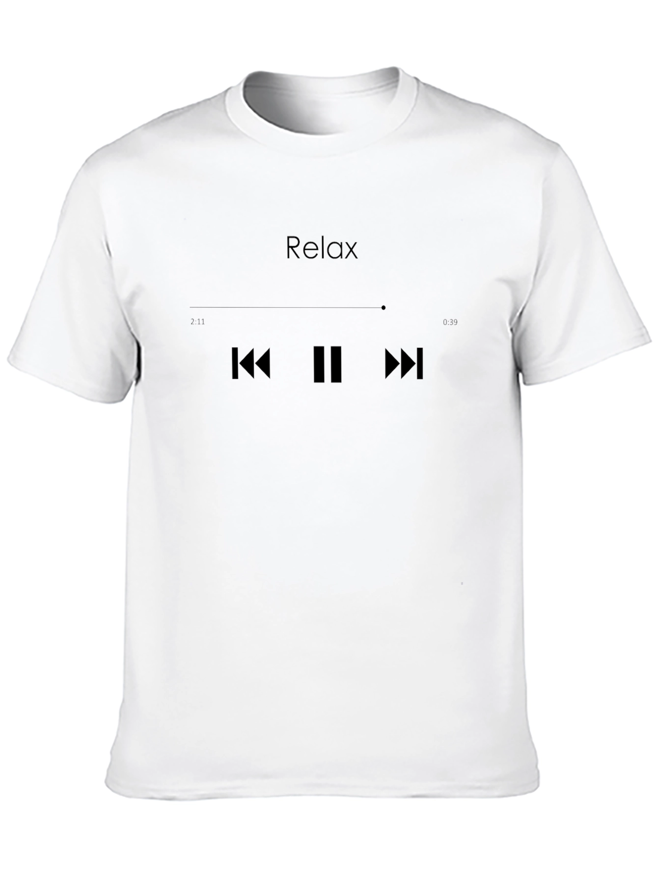 Relax Mode Player T-Shirt - Black