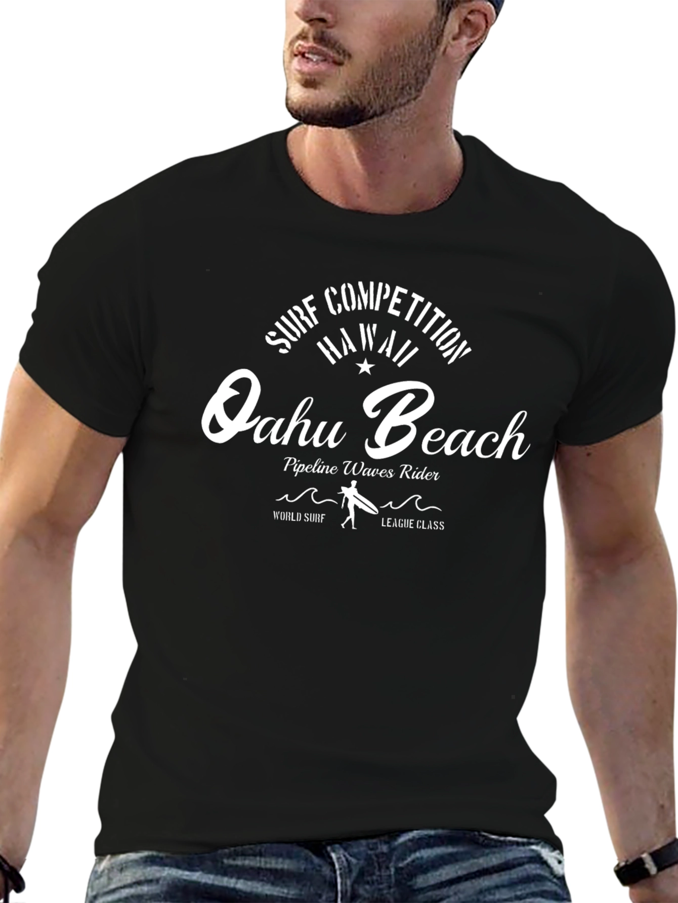Oahu Beach Surf Competition Tee