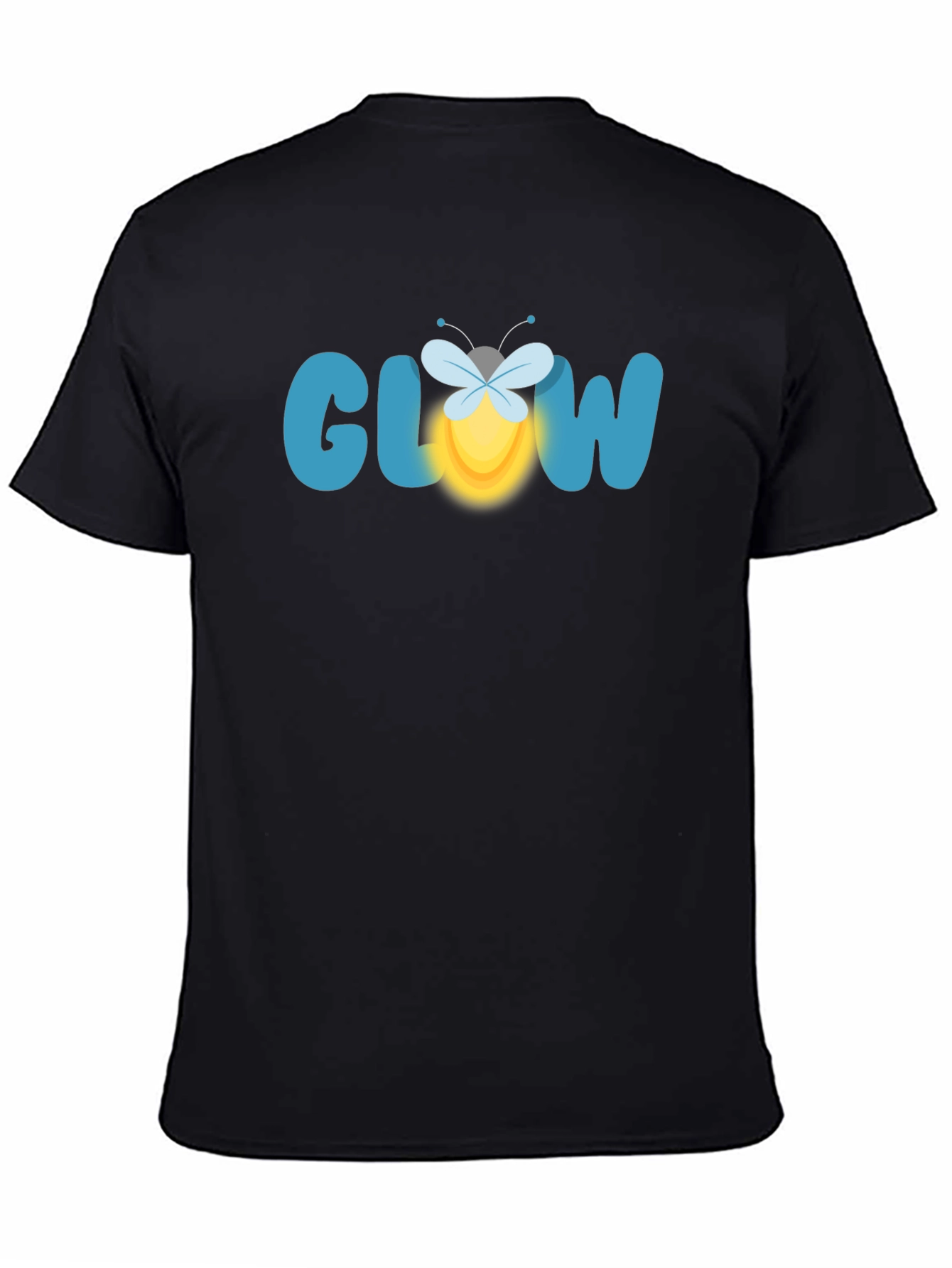 Glow Firefly Graphic Tee - Black